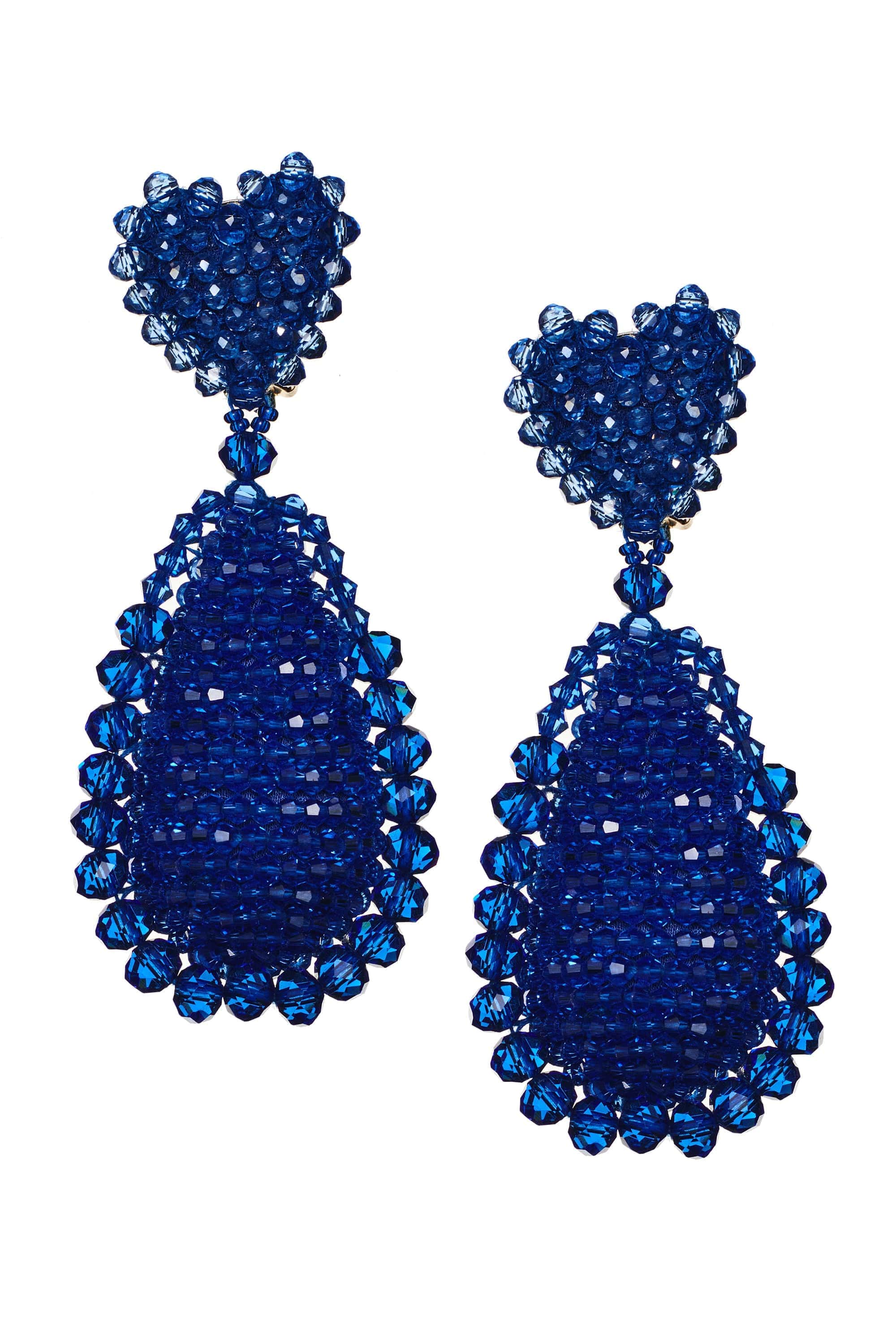 ADELINE EARRINGS - AQUA/MARINE - Image 2