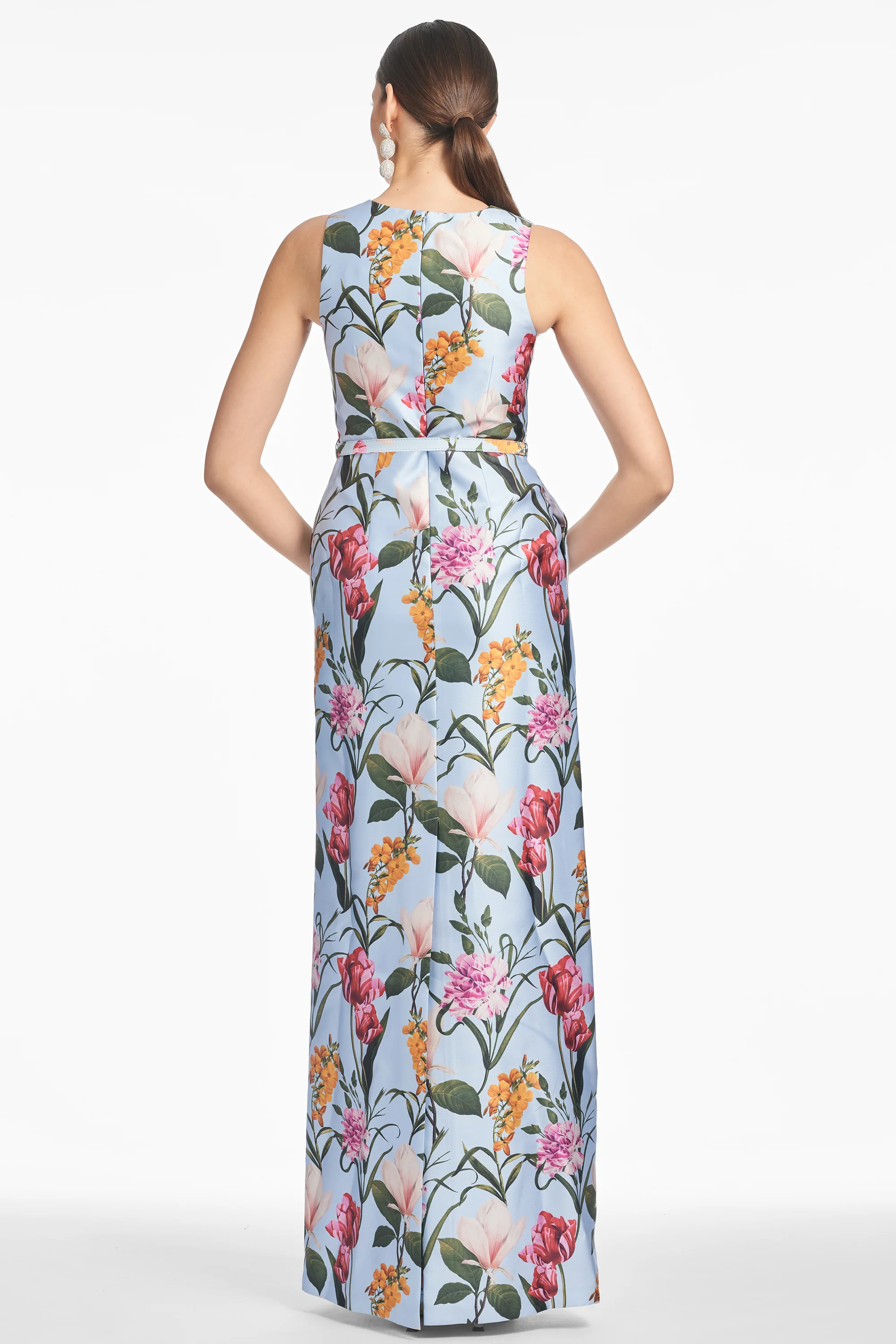 ADELLYN GOWN - GLACIAL BLUE BLOSSOMS - FINAL SALE - Image 4