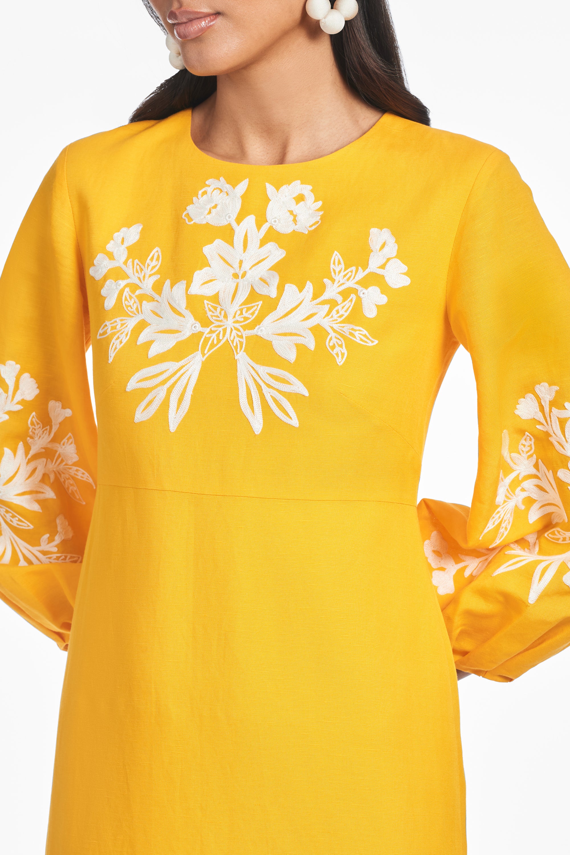 AMAIRA DRESS - MARIGOLD - FINAL SALE - Image 3