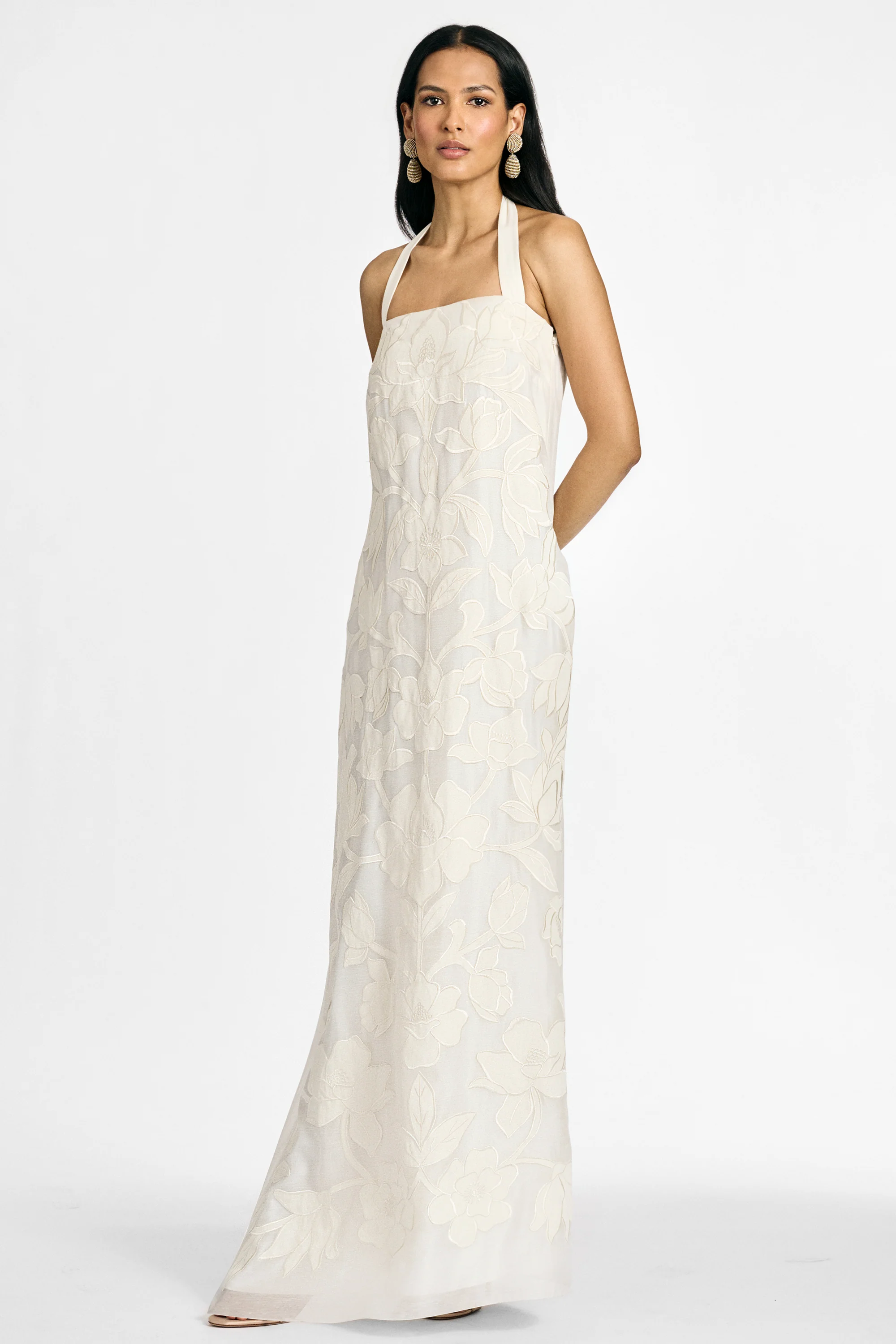 AMAL GOWN - ALABASTER - Image 5