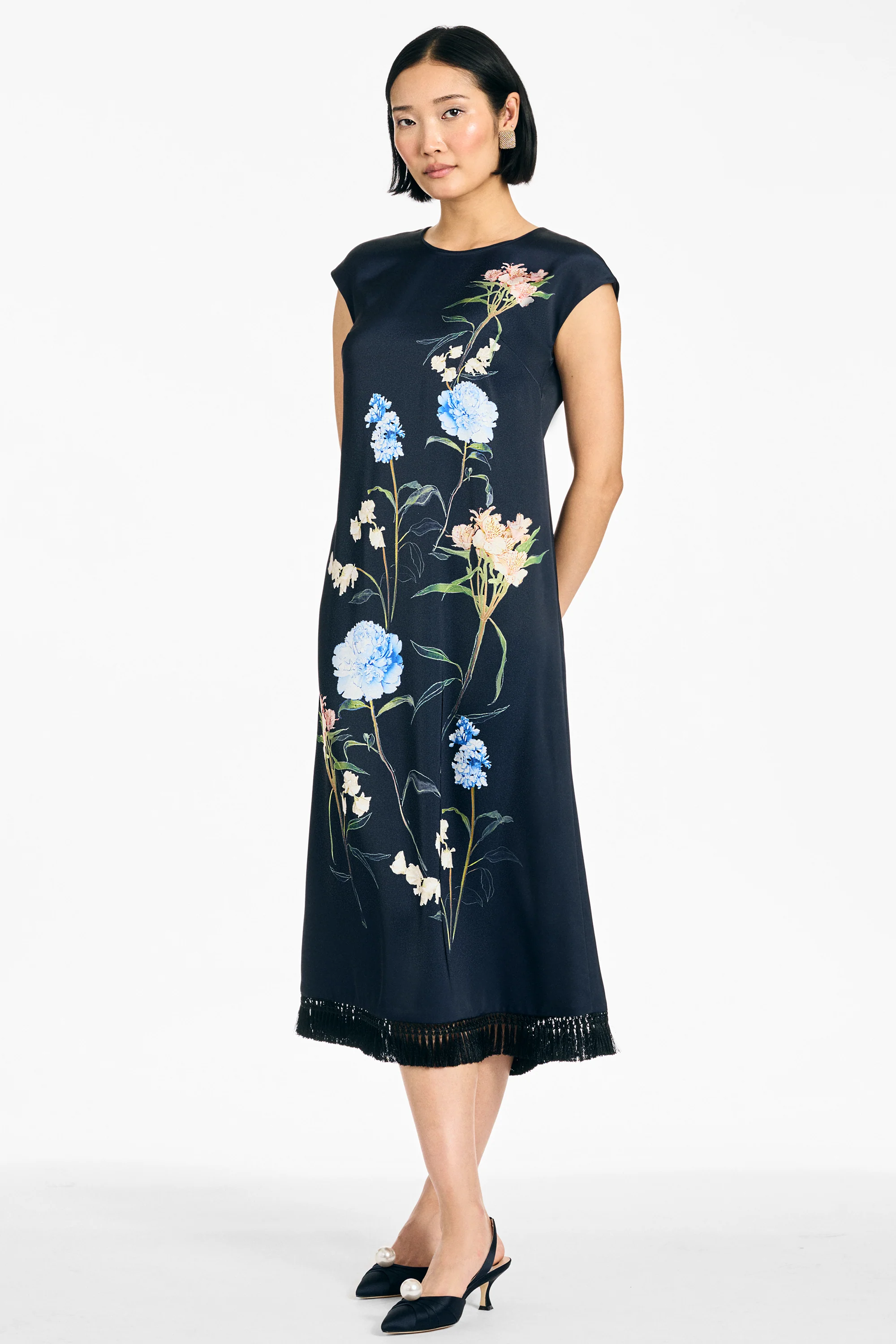 ANNETTE DRESS - BLOOMS IN BLUE - Image 3