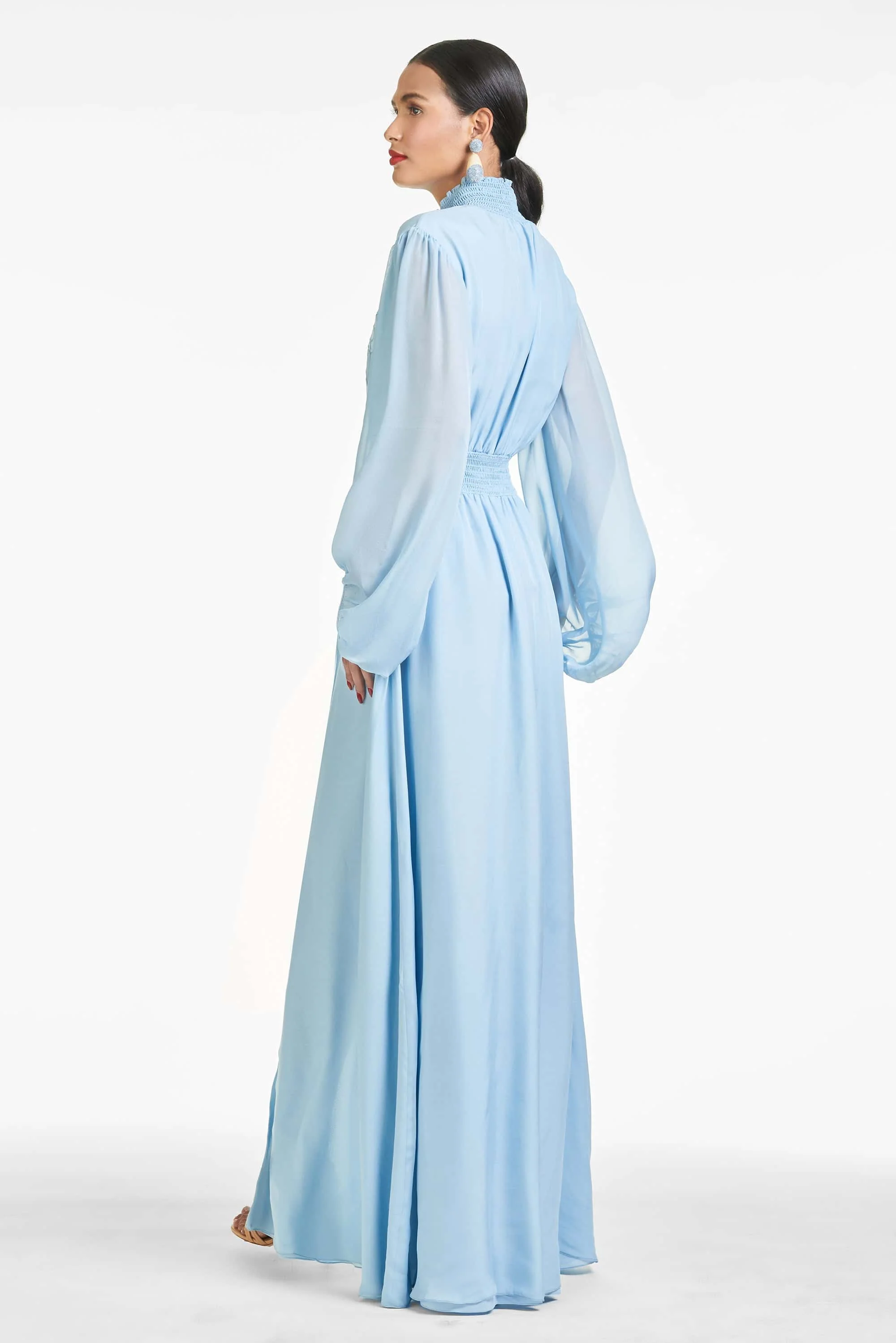 BEATRIX GOWN - CHAMBRAY BLUE - Image 5