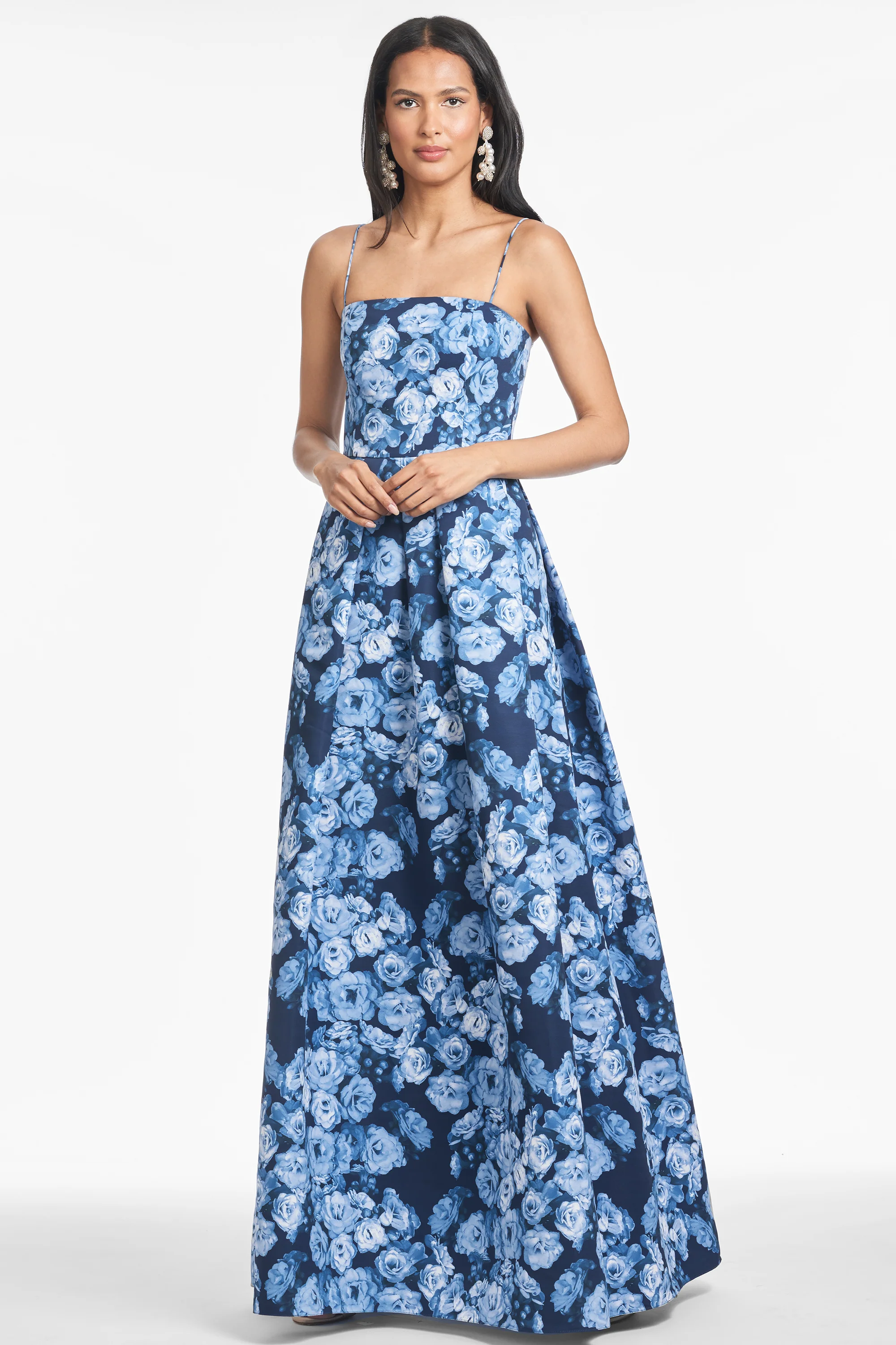 BEAU GOWN - WILD SAPPHIRE ROSES - Image 3