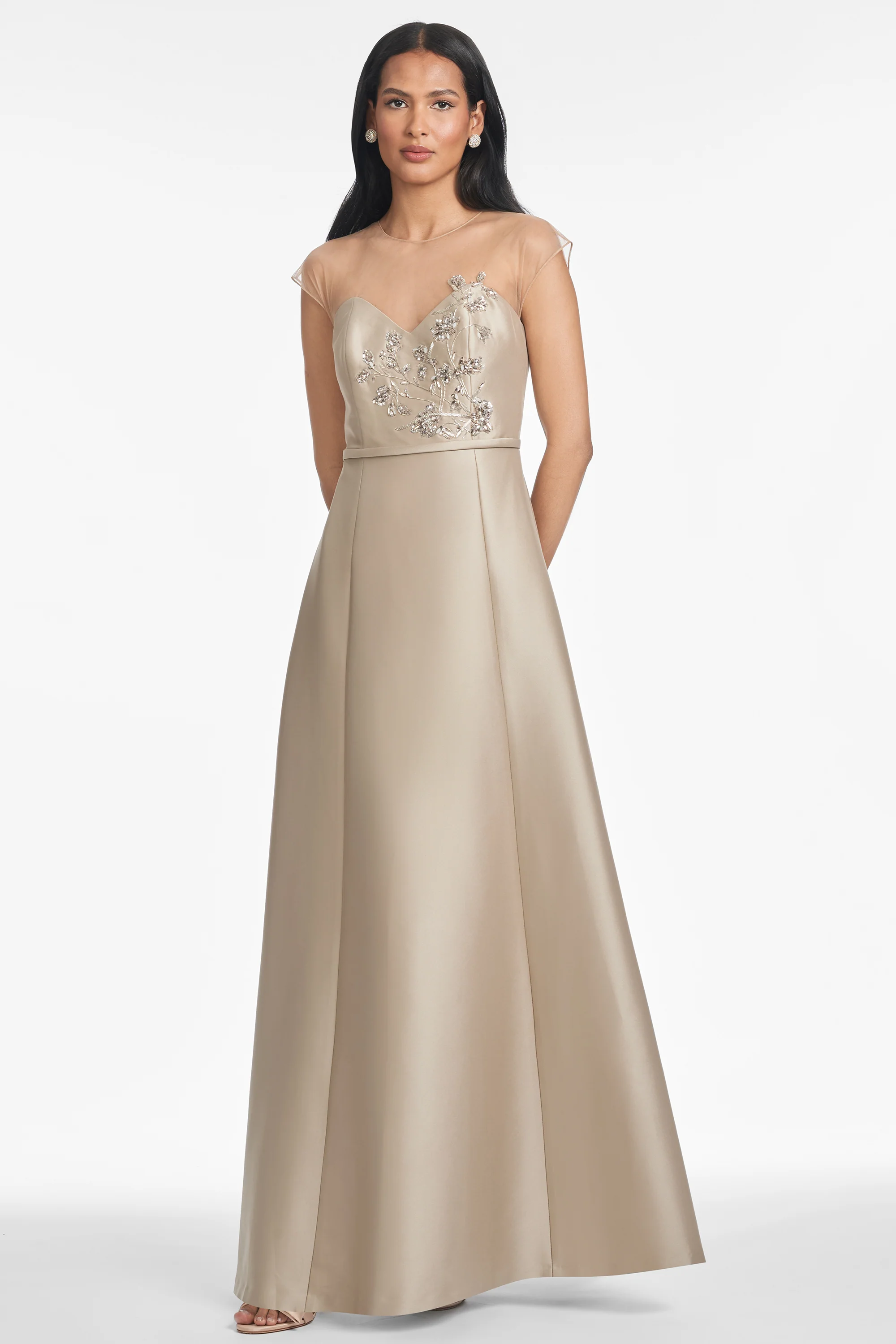 BETSY GOWN - PEWTER - FINAL SALE