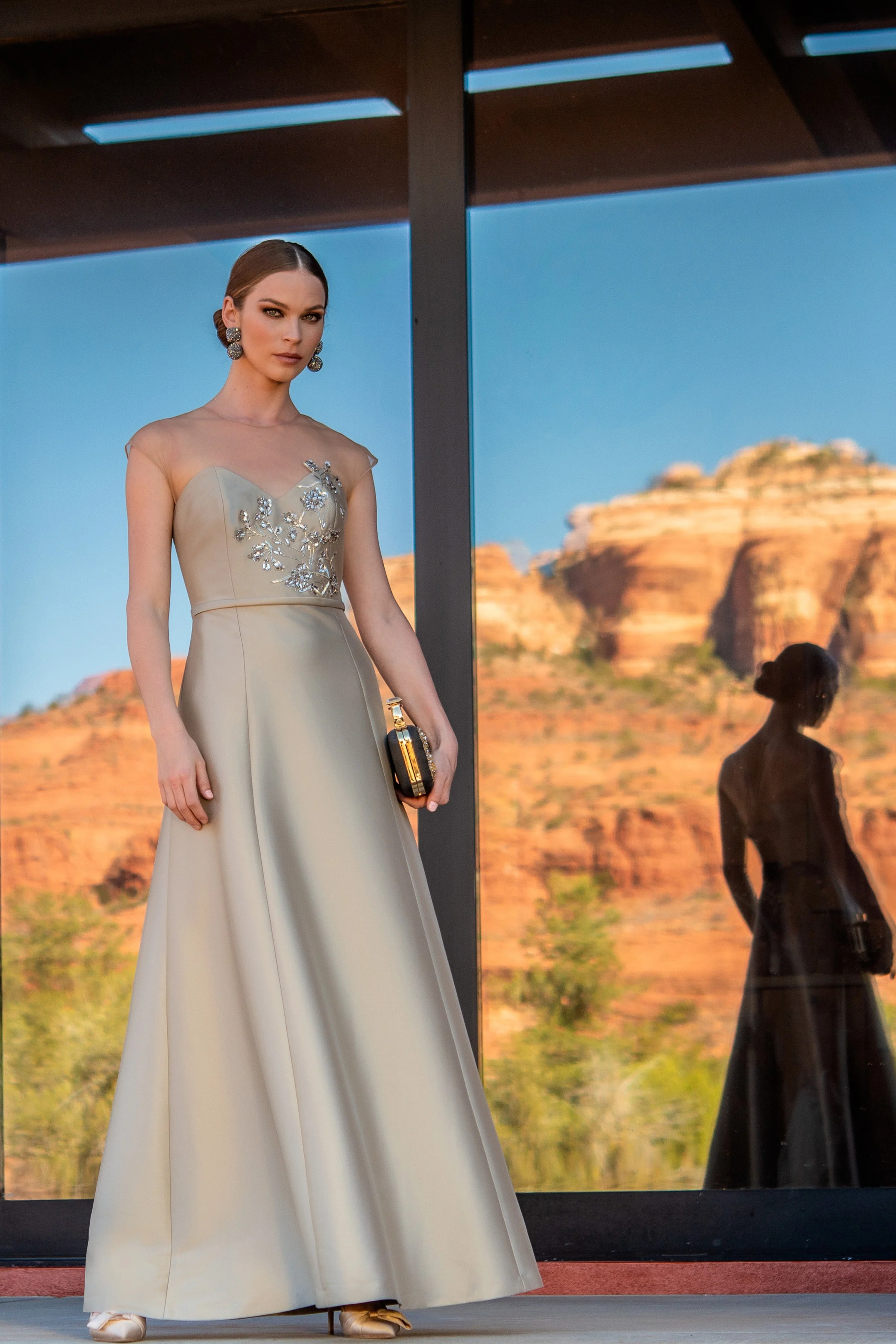 BETSY GOWN - PEWTER - FINAL SALE - Image 2