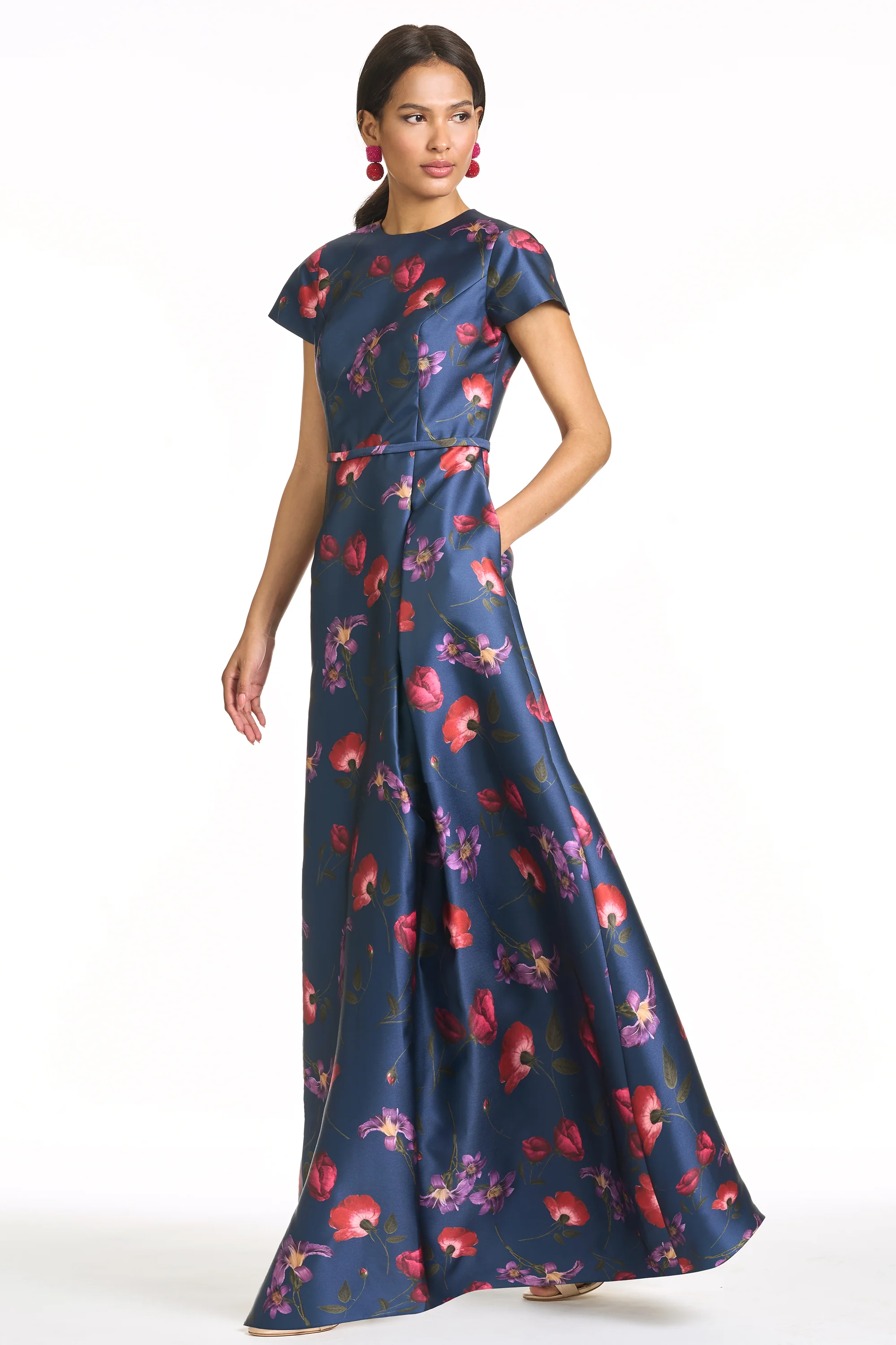 BLYTHE GOWN - MIDNIGHT JARDIN - Image 2