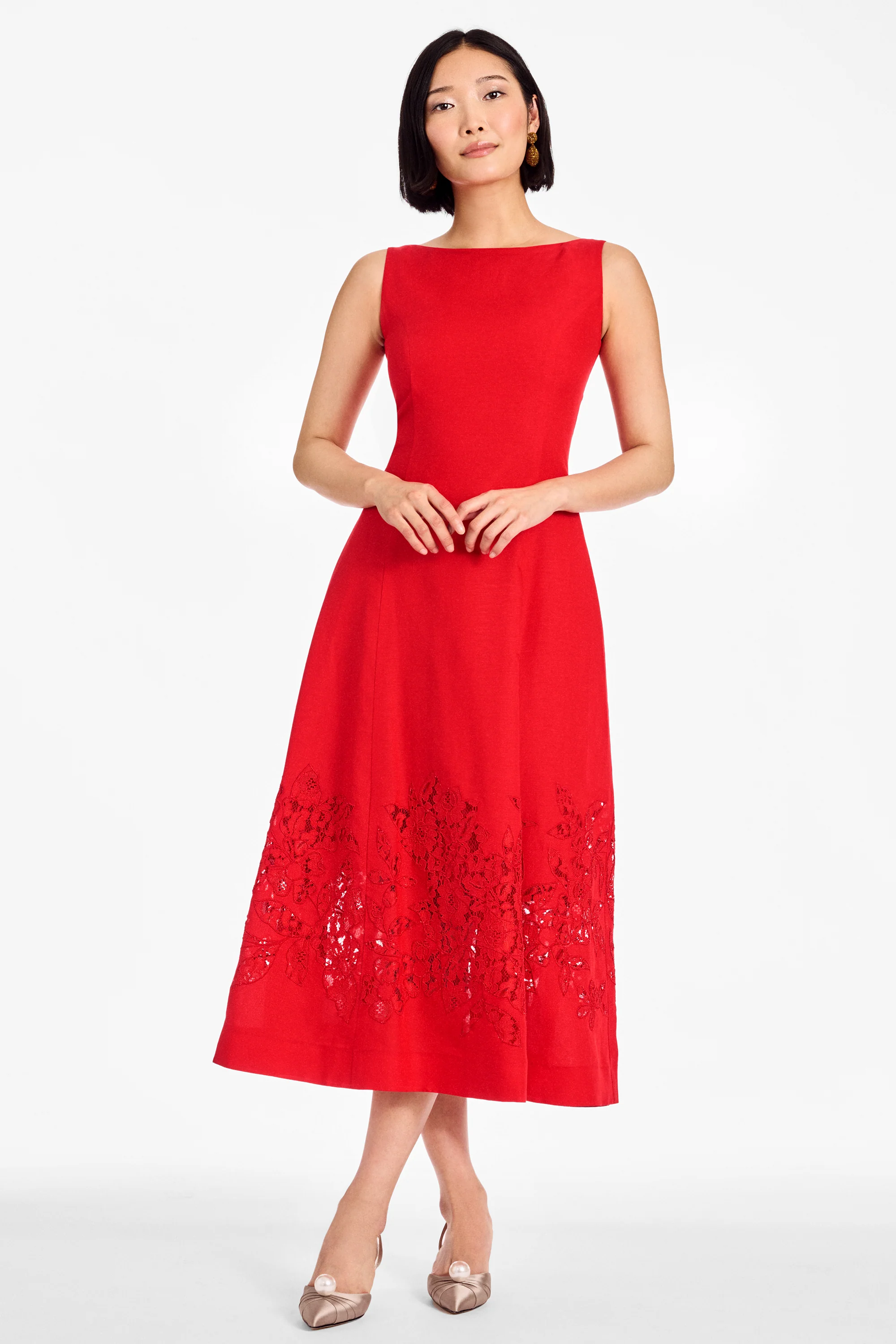 BRITTANY DRESS - CHERRY - Image 3