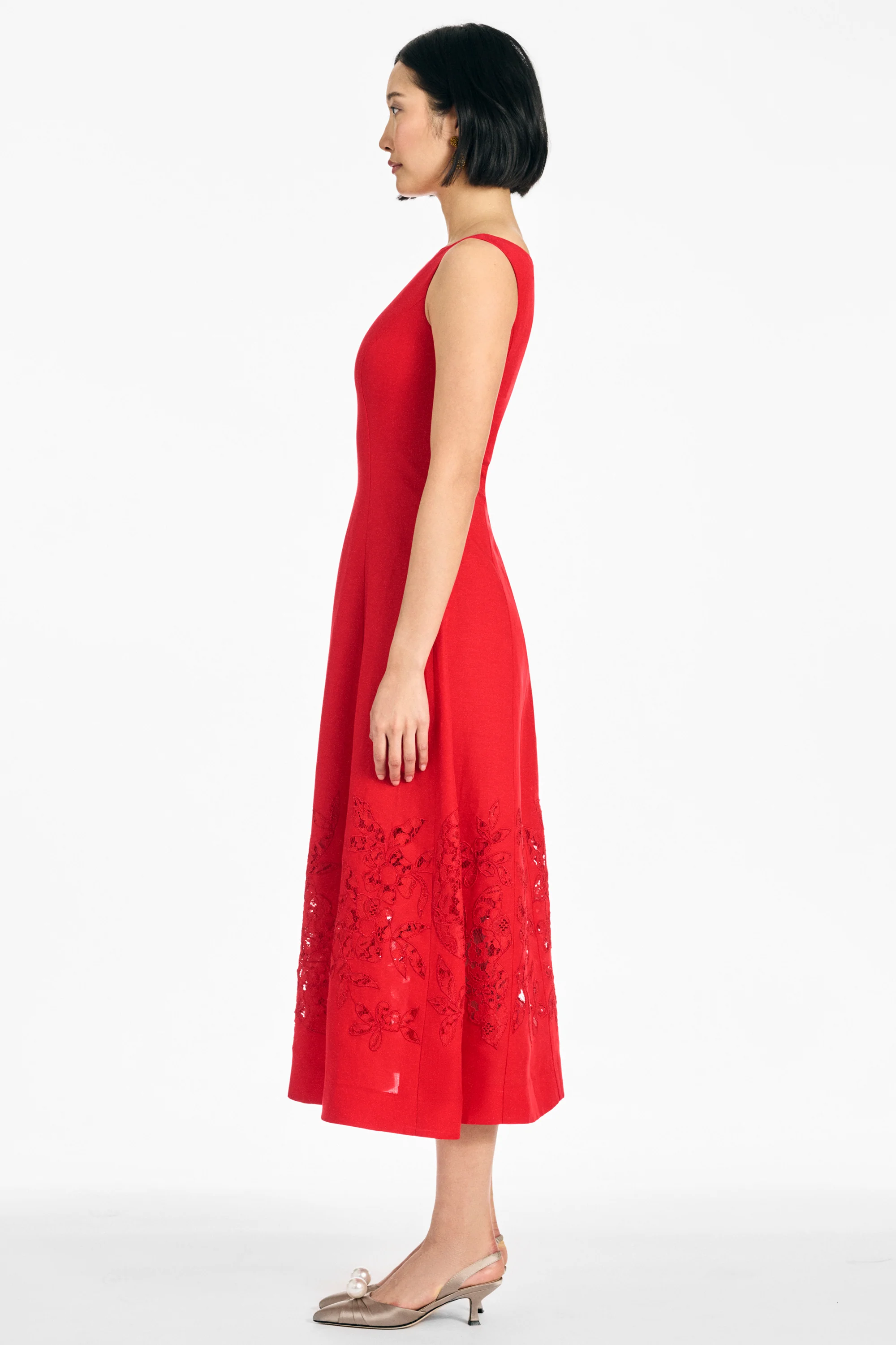 BRITTANY DRESS - CHERRY - Image 4