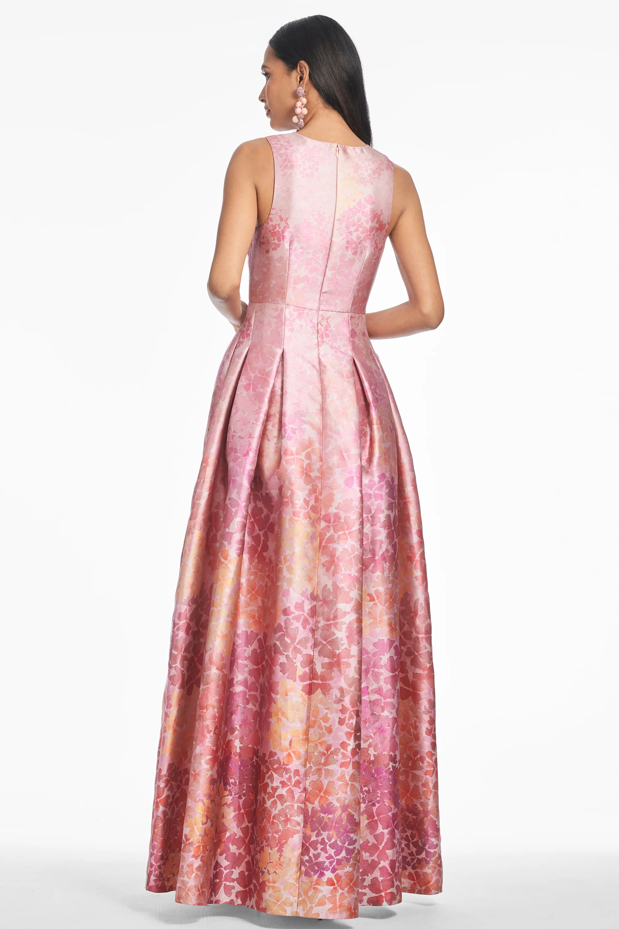 BROOKE GOWN - LIGHT SUNSET HYDRANGEA - FINAL SALE - Image 4