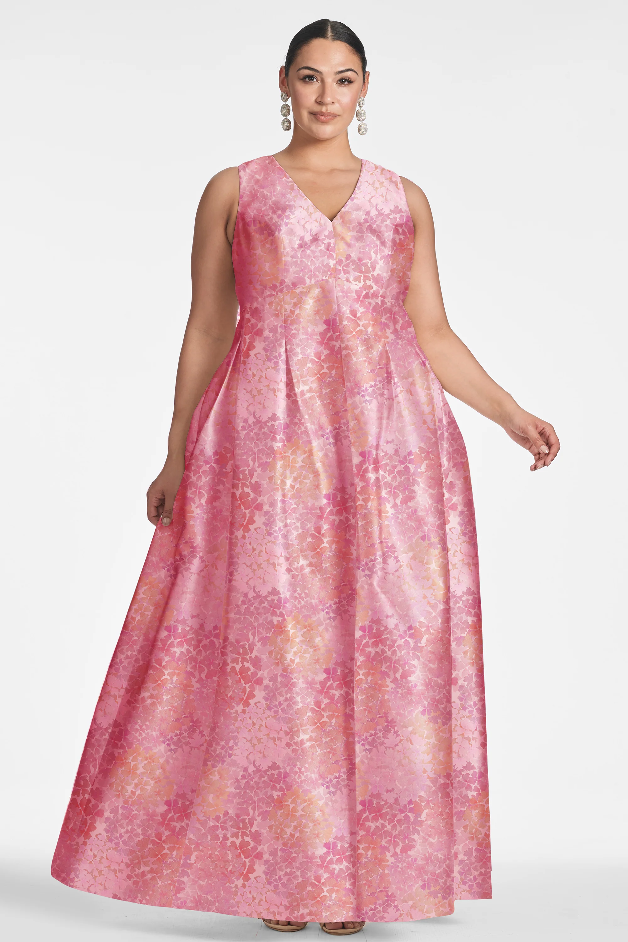 BROOKE GOWN - LIGHT SUNSET HYDRANGEA - FINAL SALE - Image 5