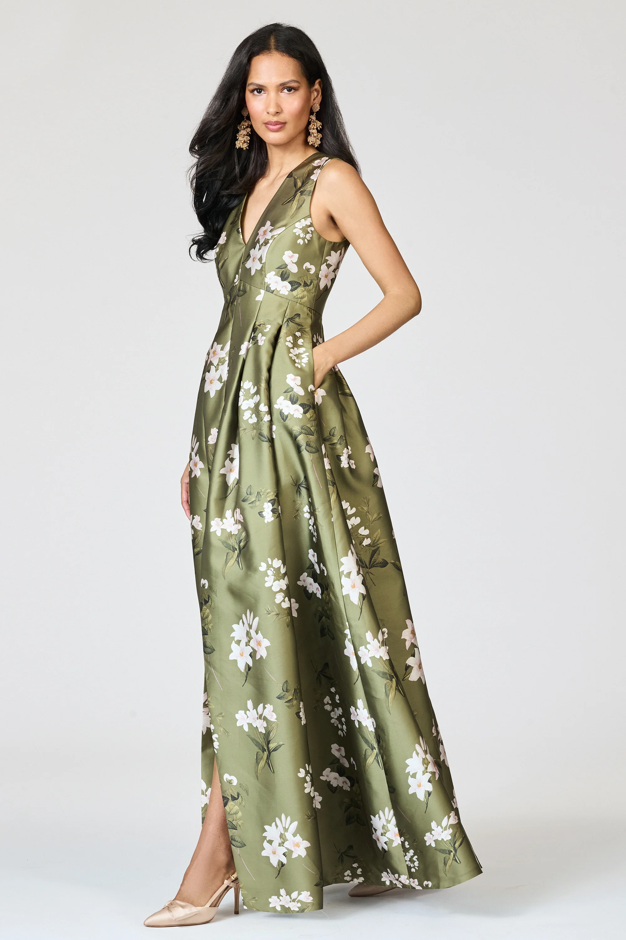 BROOKE GOWN - MOSS FORMOSA - FINAL SALE - Image 3