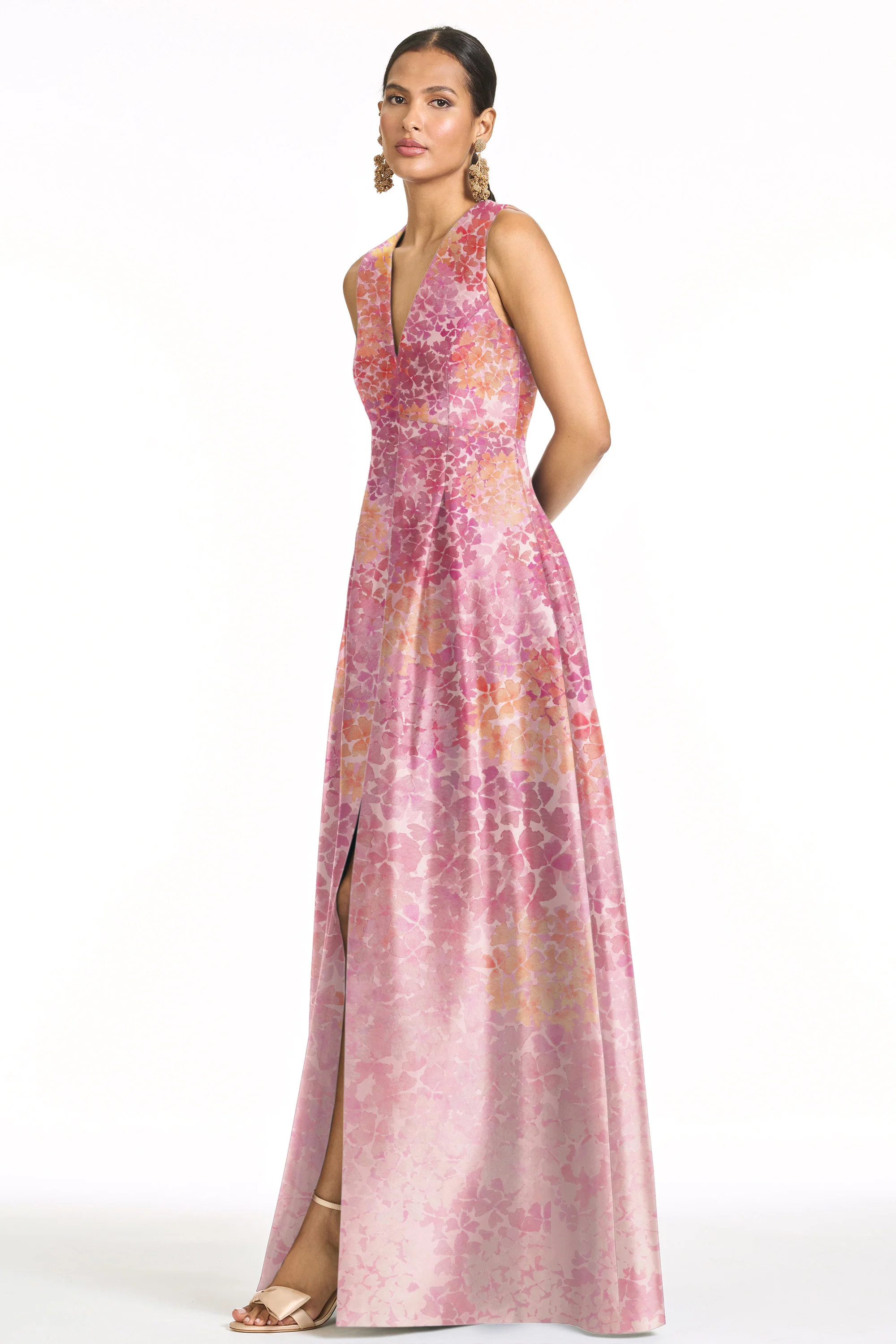 BROOKLYNNE GOWN - LIGHT SUNSET HYDRANGEA - Image 2