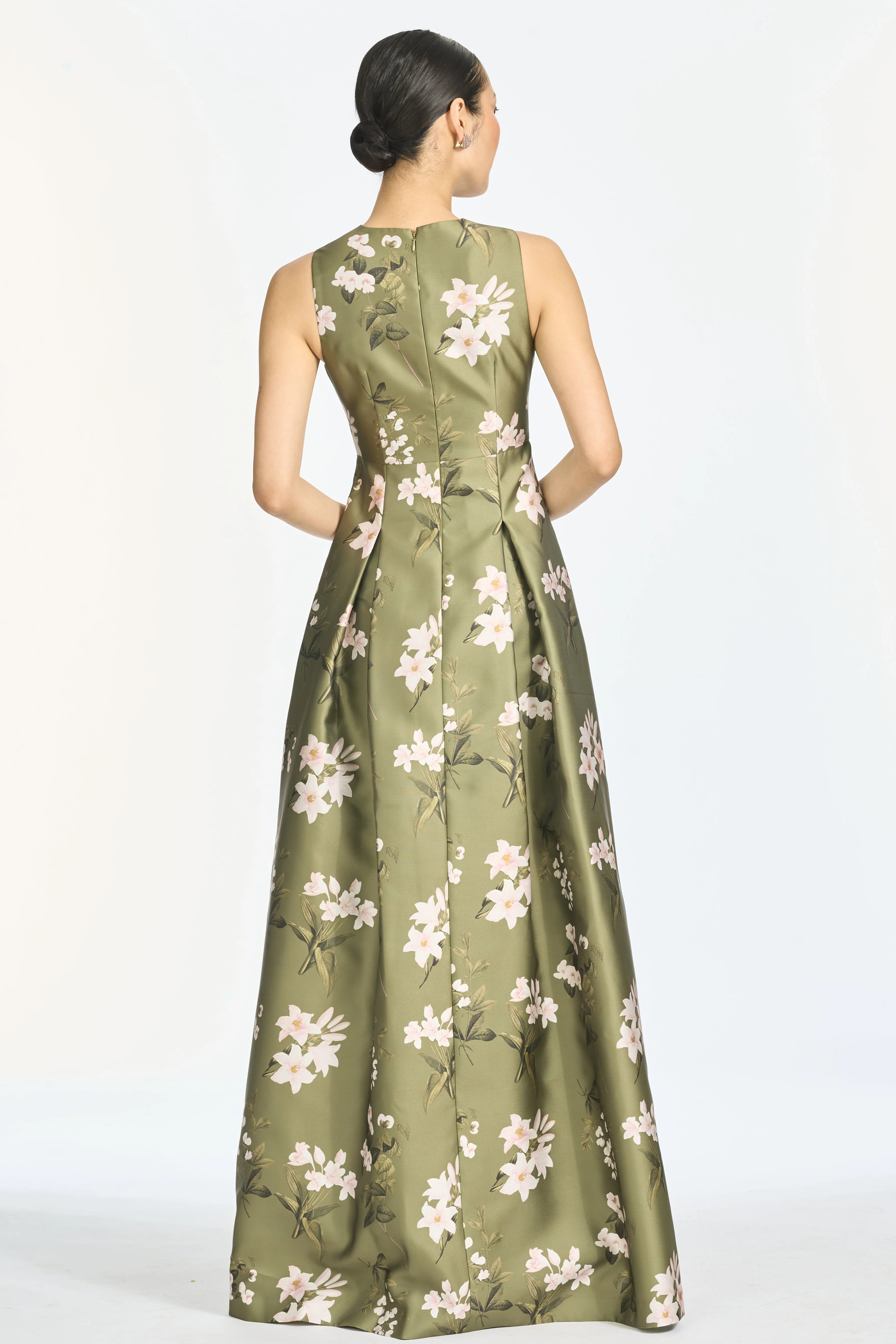 BROOKLYNNE GOWN - MOSS FORMOSA - Image 3