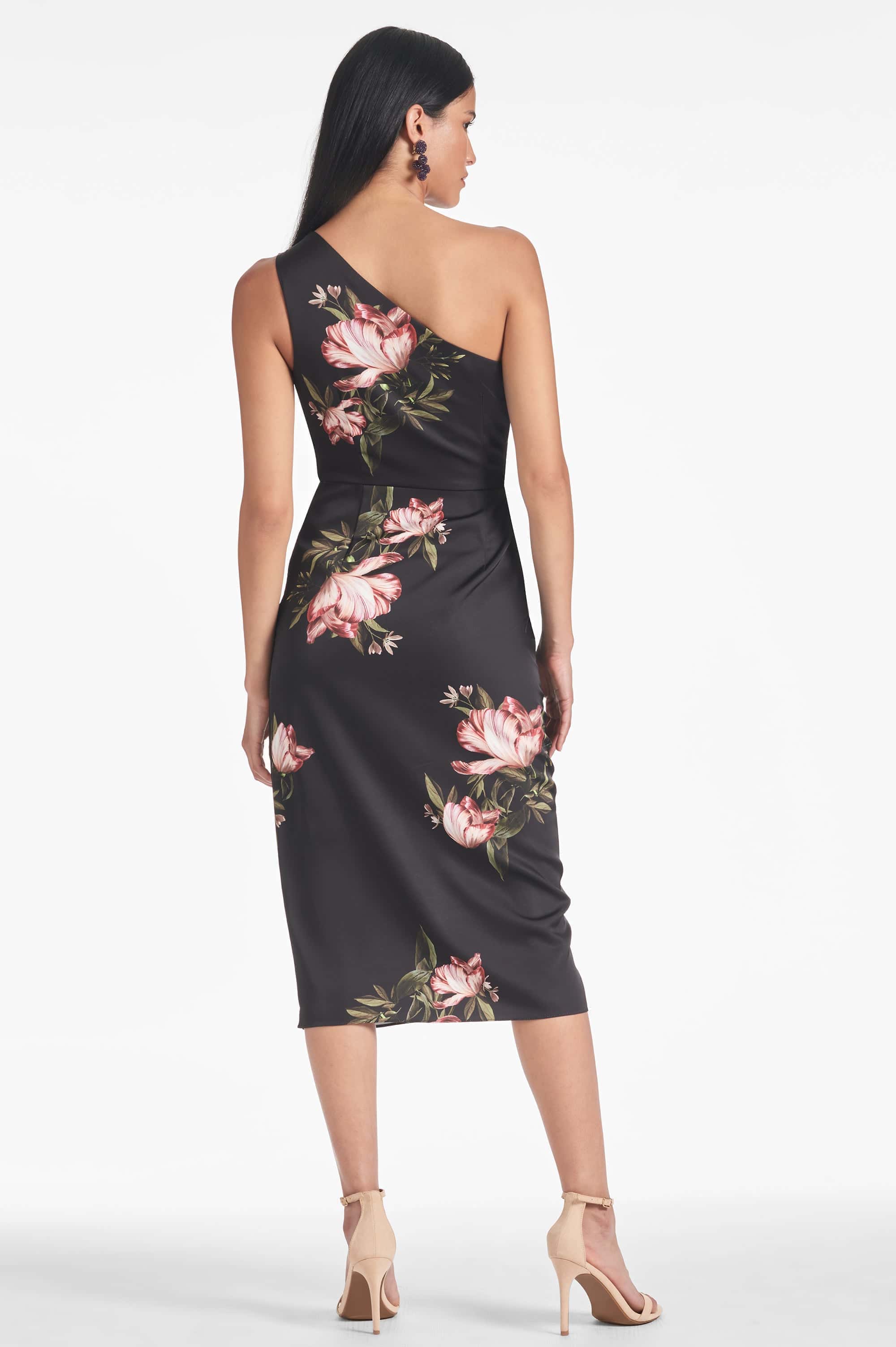 CARMEN DRESS - NOIR BLOSSOM - FINAL SALE - Image 4
