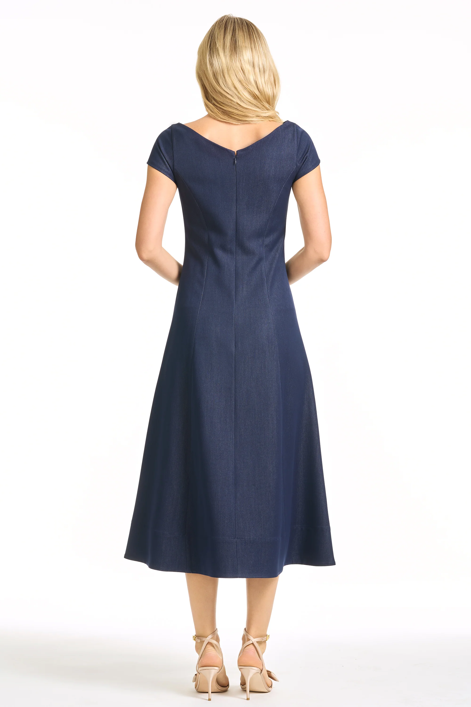 CARRIE DRESS - DENIM - Image 4