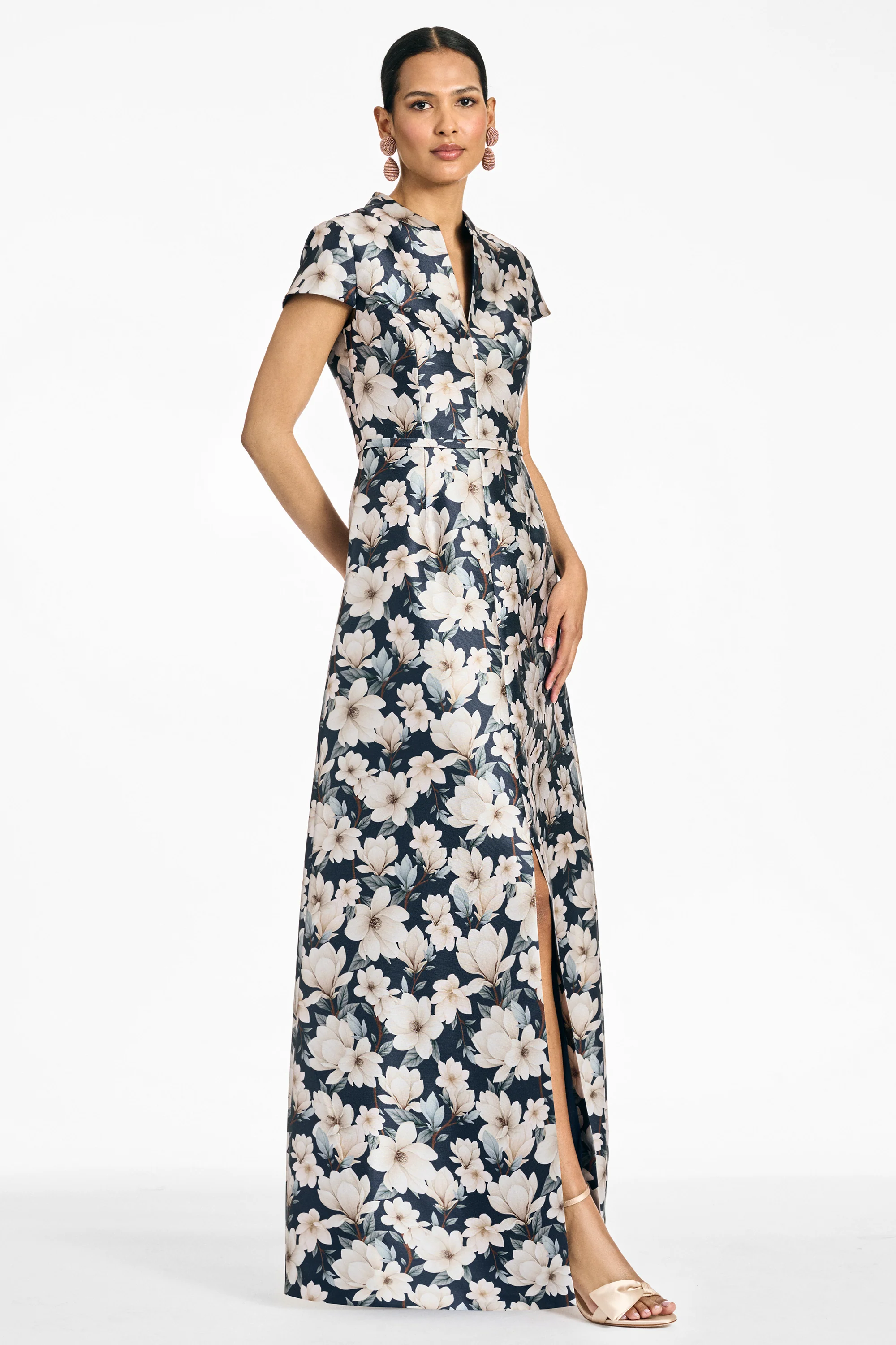 CHARLOTTE GOWN - MIDNIGHT MAGNOLIA - Image 2
