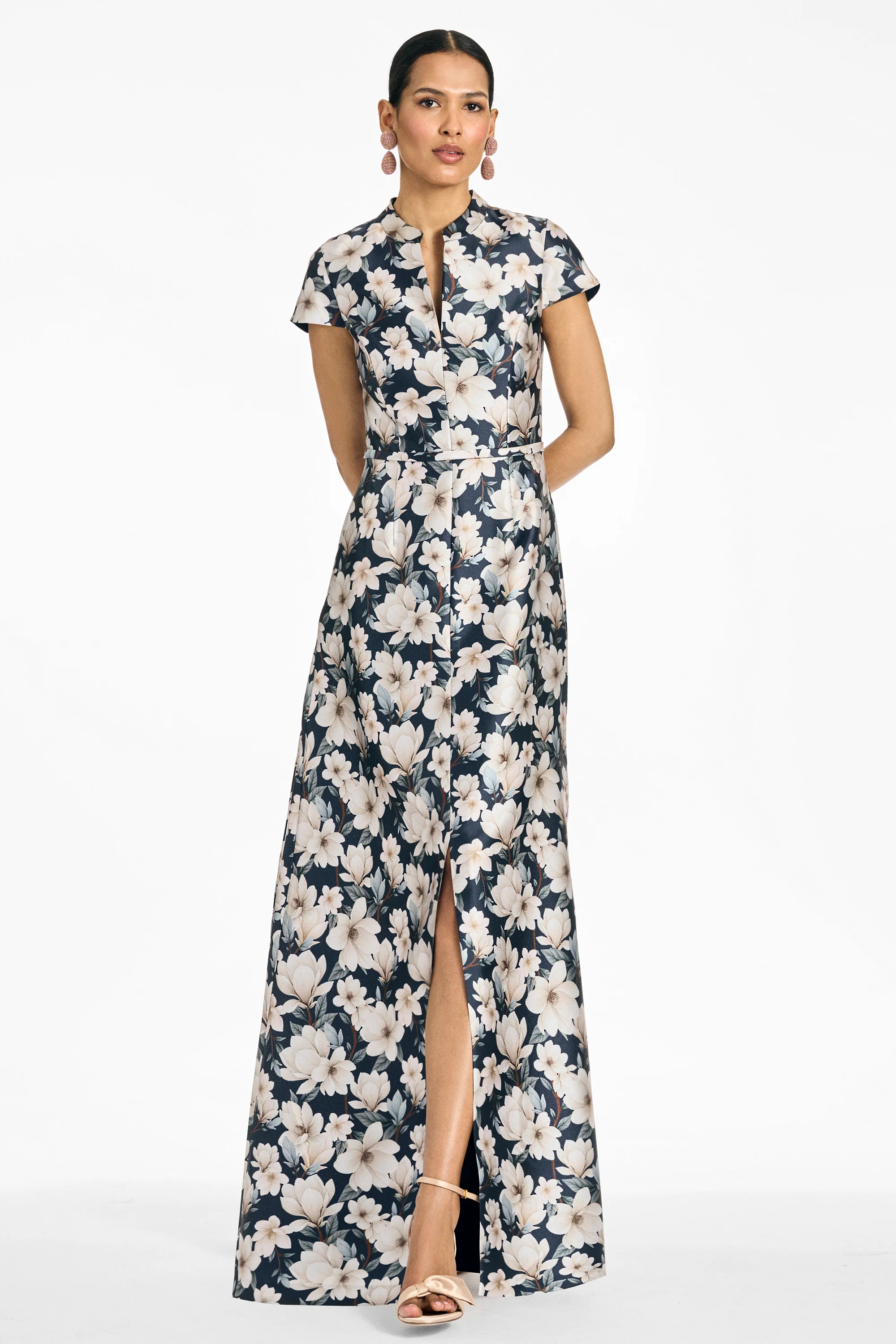 CHARLOTTE GOWN - MIDNIGHT MAGNOLIA - Image 3