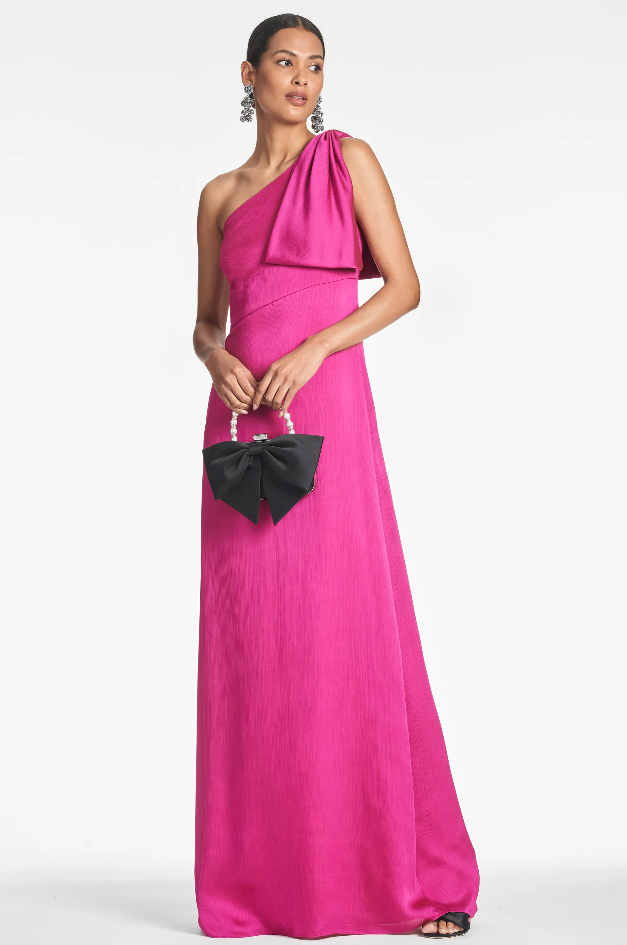 CHELSEA GOWN - DRAGONFRUIT - FINAL SALE - Image 3