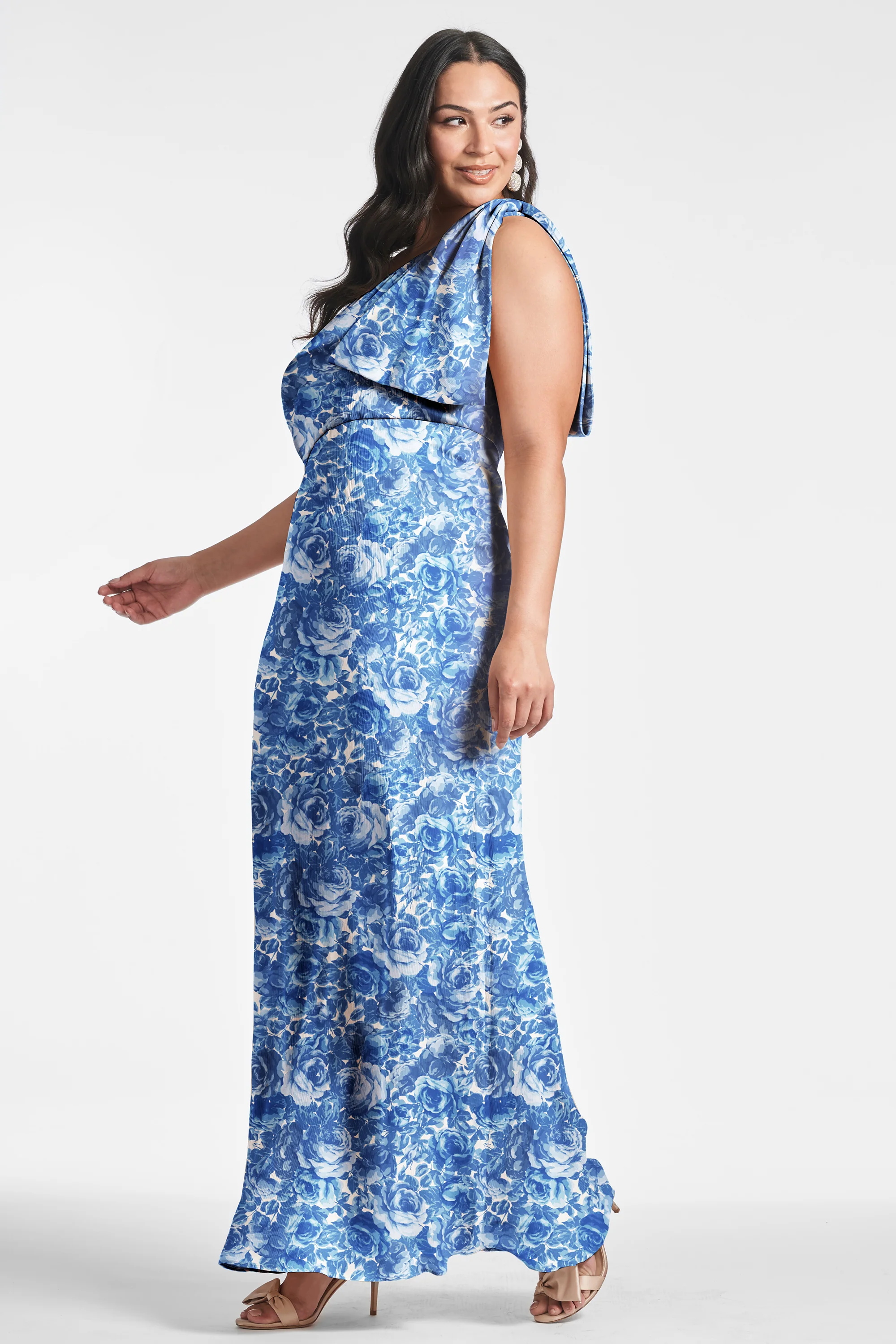 CHELSEA GOWN - MEDITERRANEAN BLOOMS - FINAL SALE - Image 4