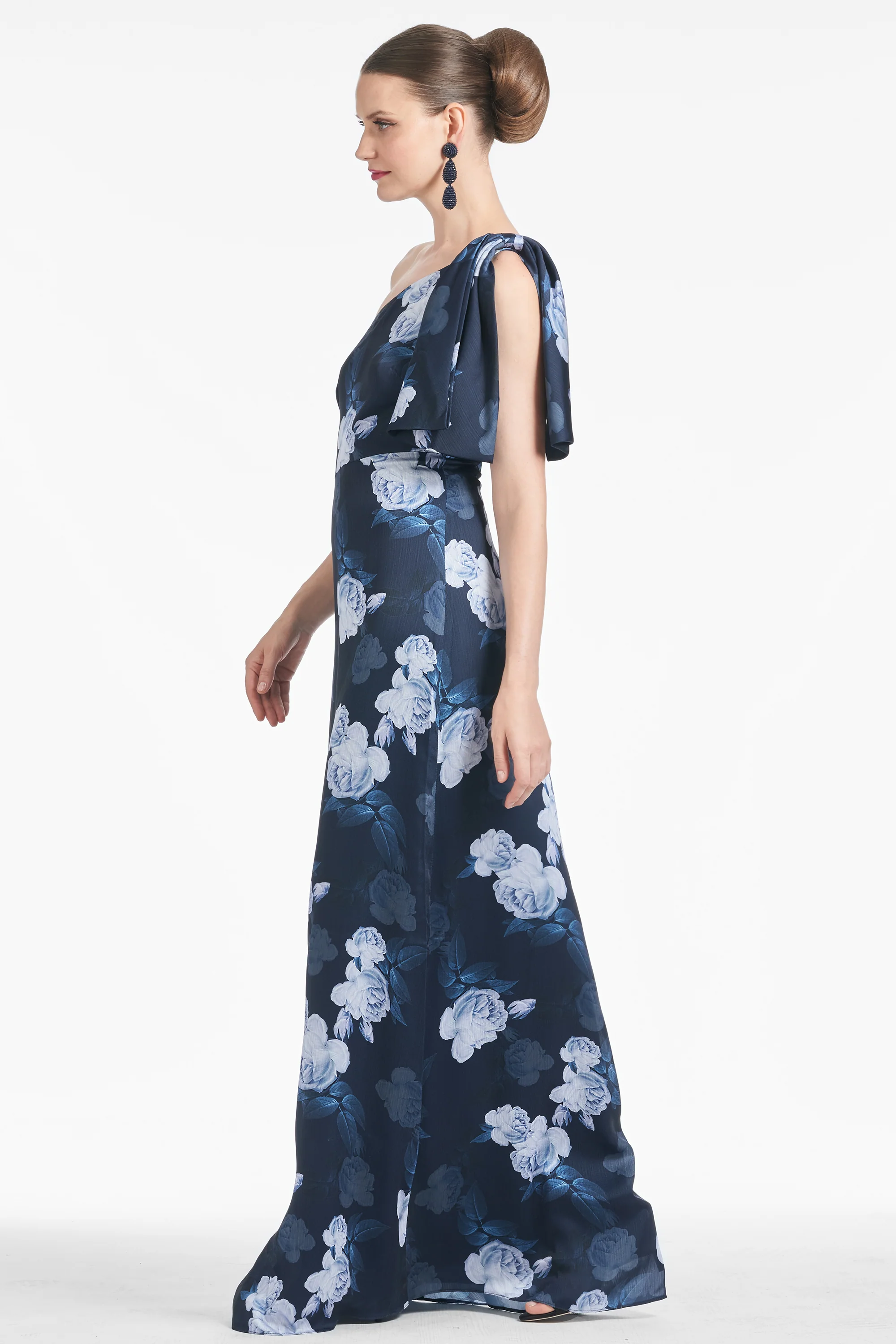CHELSEA GOWN - MIDNIGHT GLACIAL ROSE - FINAL SALE - Image 2