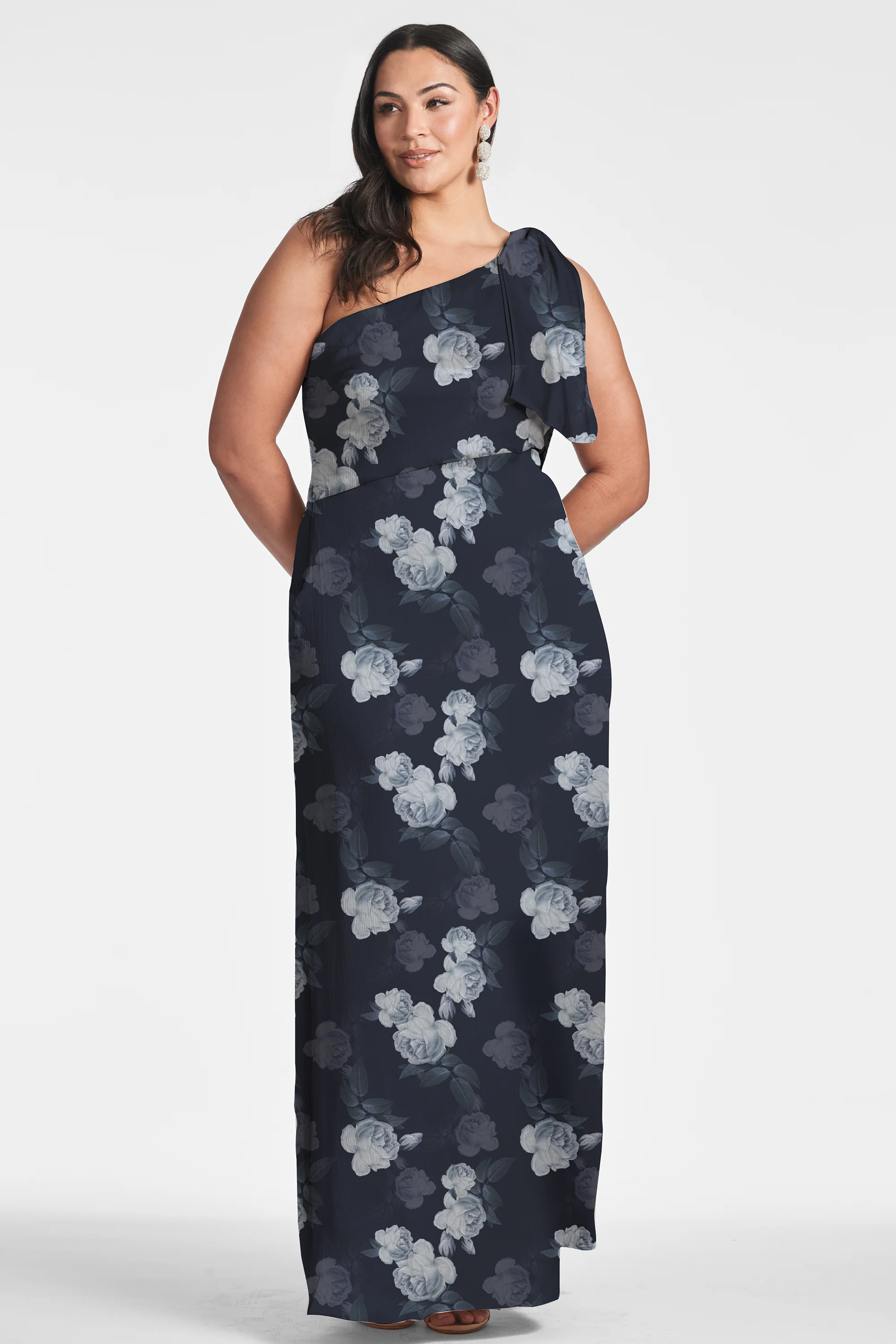 CHELSEA GOWN - MIDNIGHT GLACIAL ROSE - FINAL SALE - Image 4