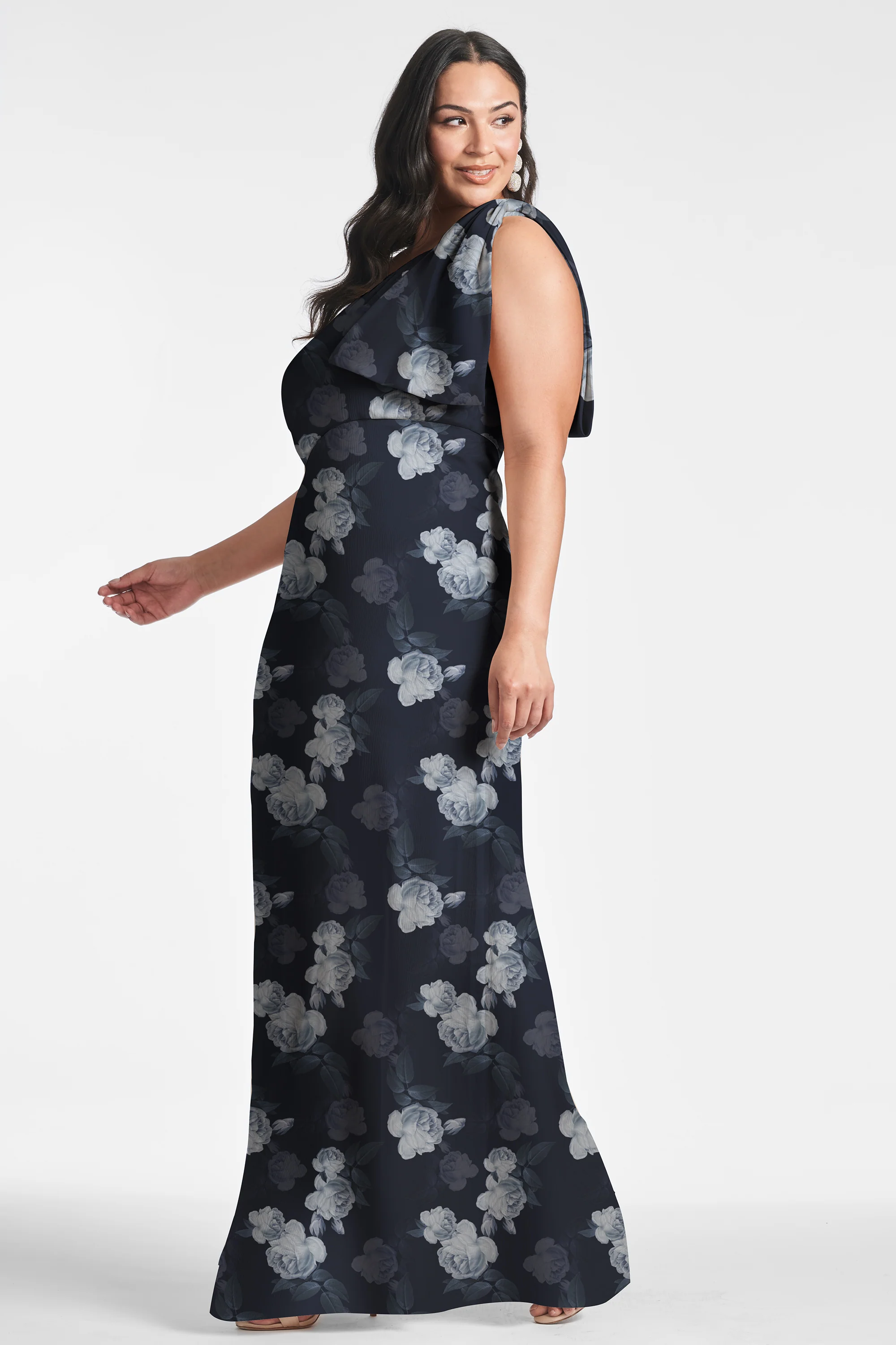 CHELSEA GOWN - MIDNIGHT GLACIAL ROSE - FINAL SALE - Image 5