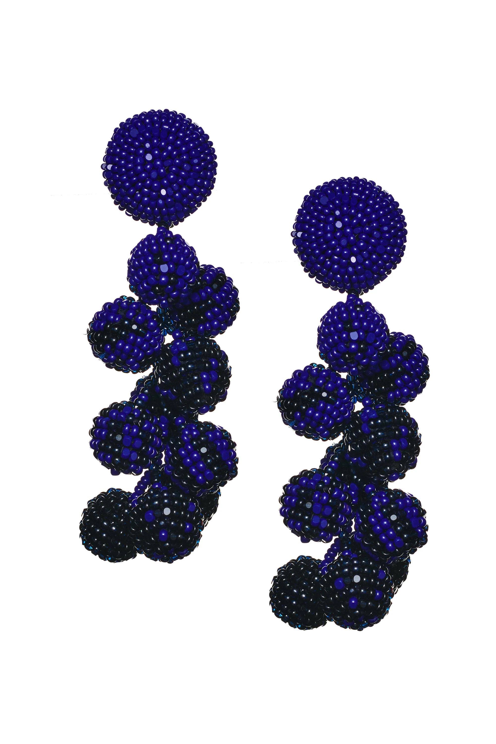 COCONUTS EARRINGS - IMPERIAL BLUE/NAVY - Image 2