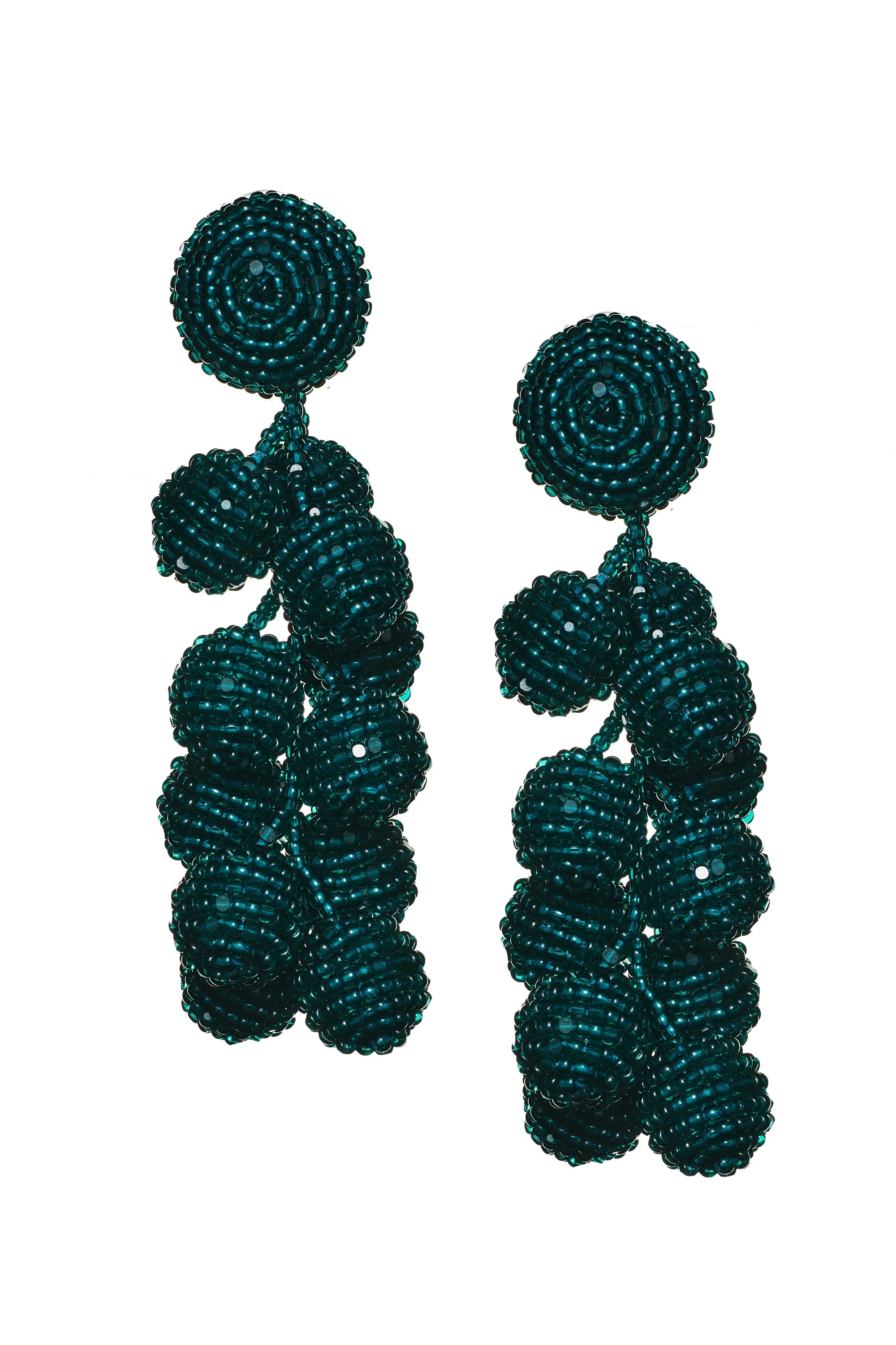 COCONUTS EARRINGS - TEAL - Image 2
