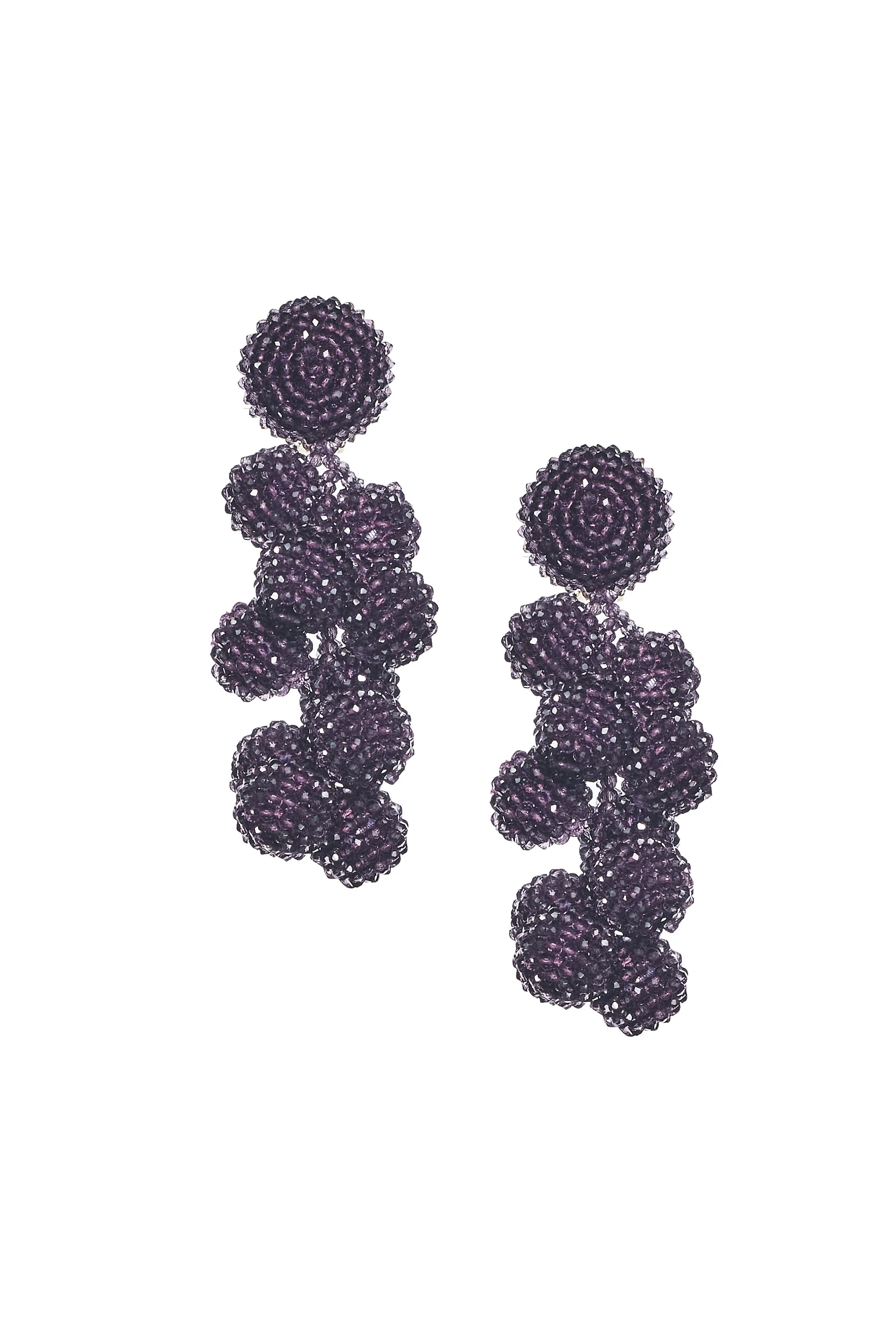 COCONUTS EARRINGS - VIOLET - Image 2