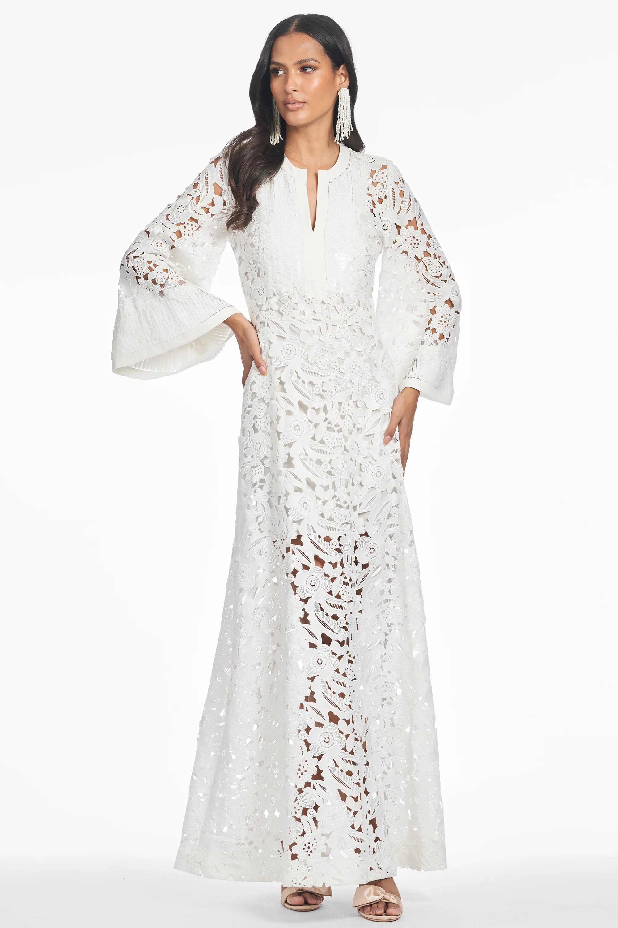 CYNTHIA GOWN - WHITE - FINAL SALE