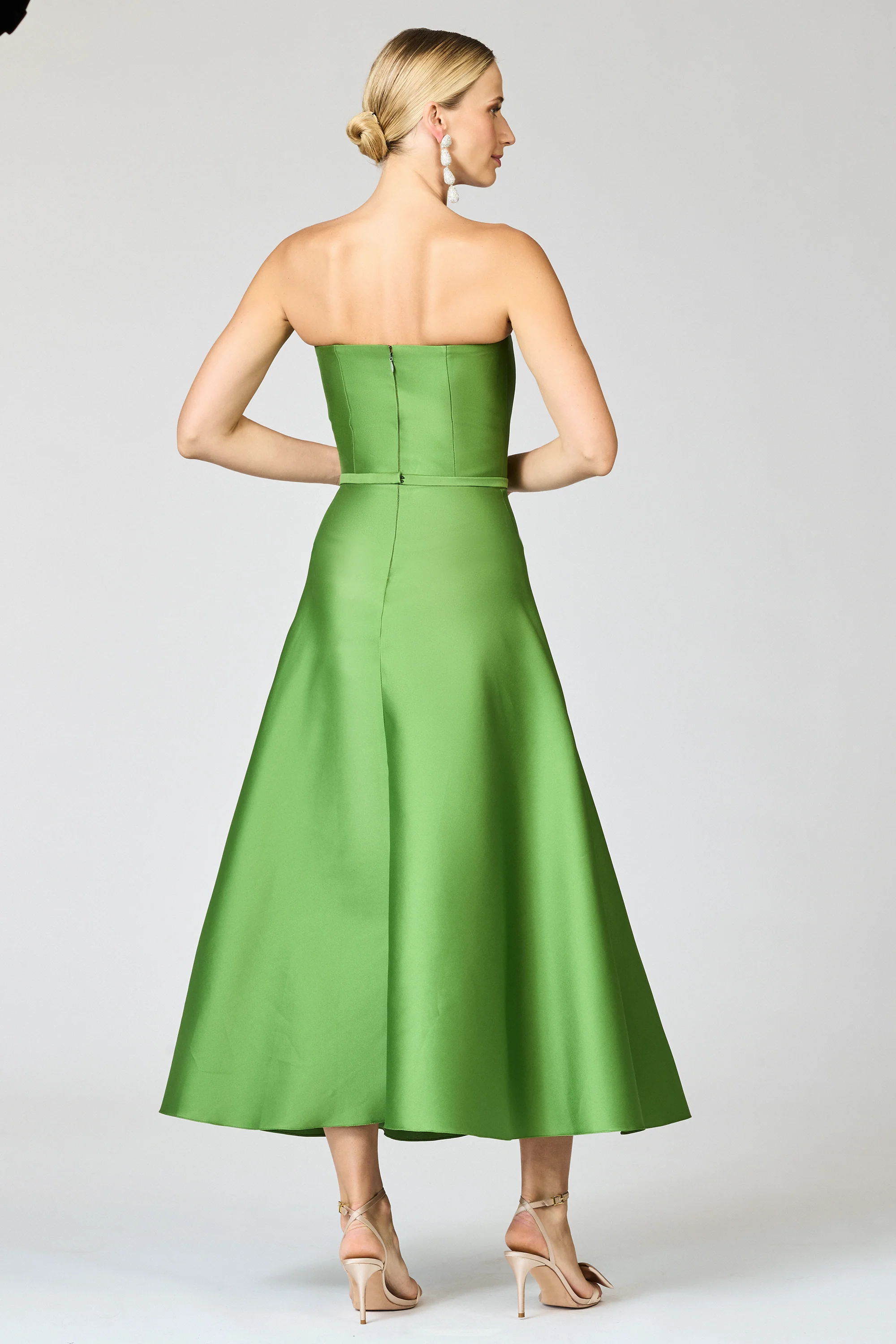 DARIAN DRESS - GREEN GARNET - Image 3