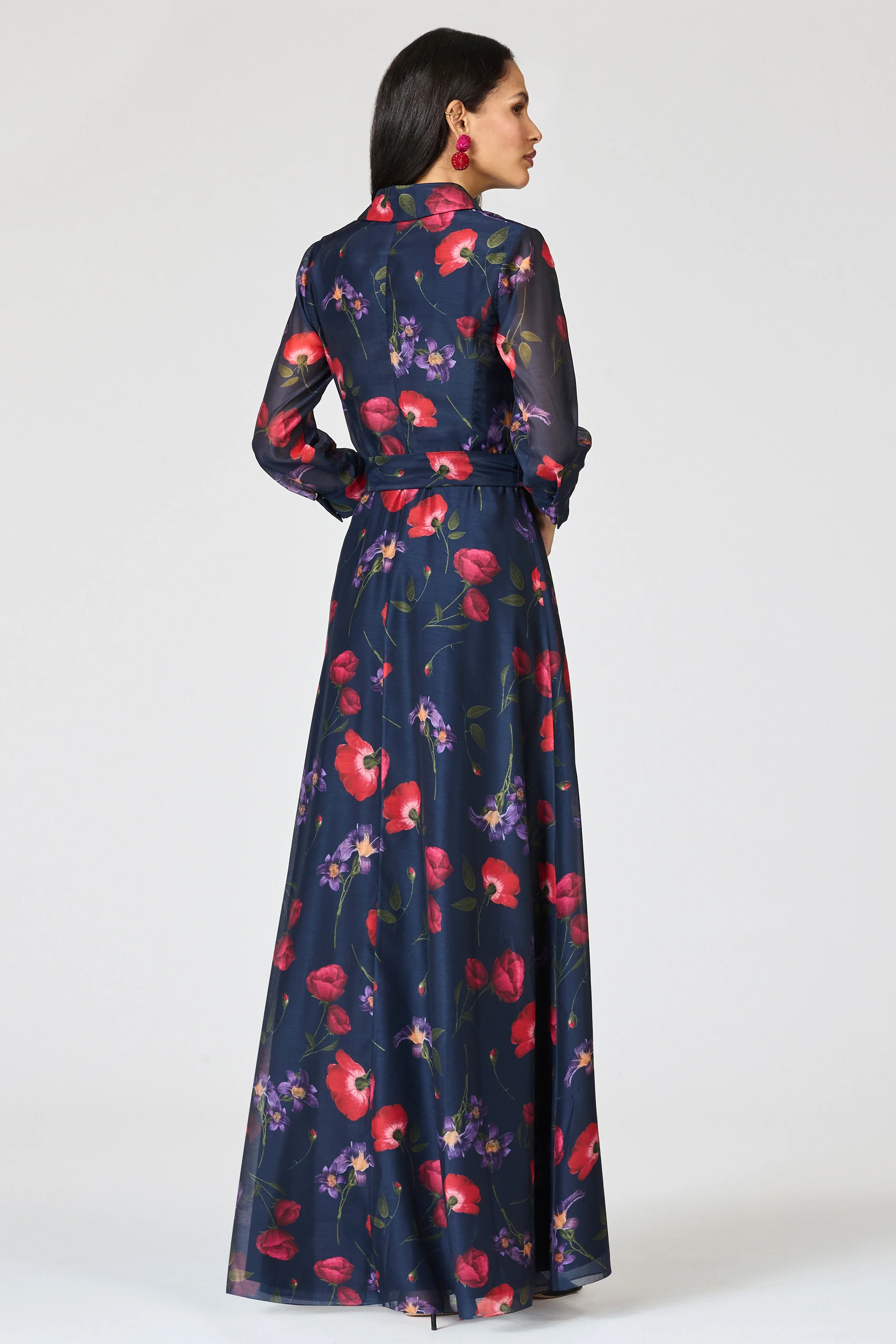 EMBELLISHED ADDISON GOWN - MIDNIGHT JARDIN - Image 6