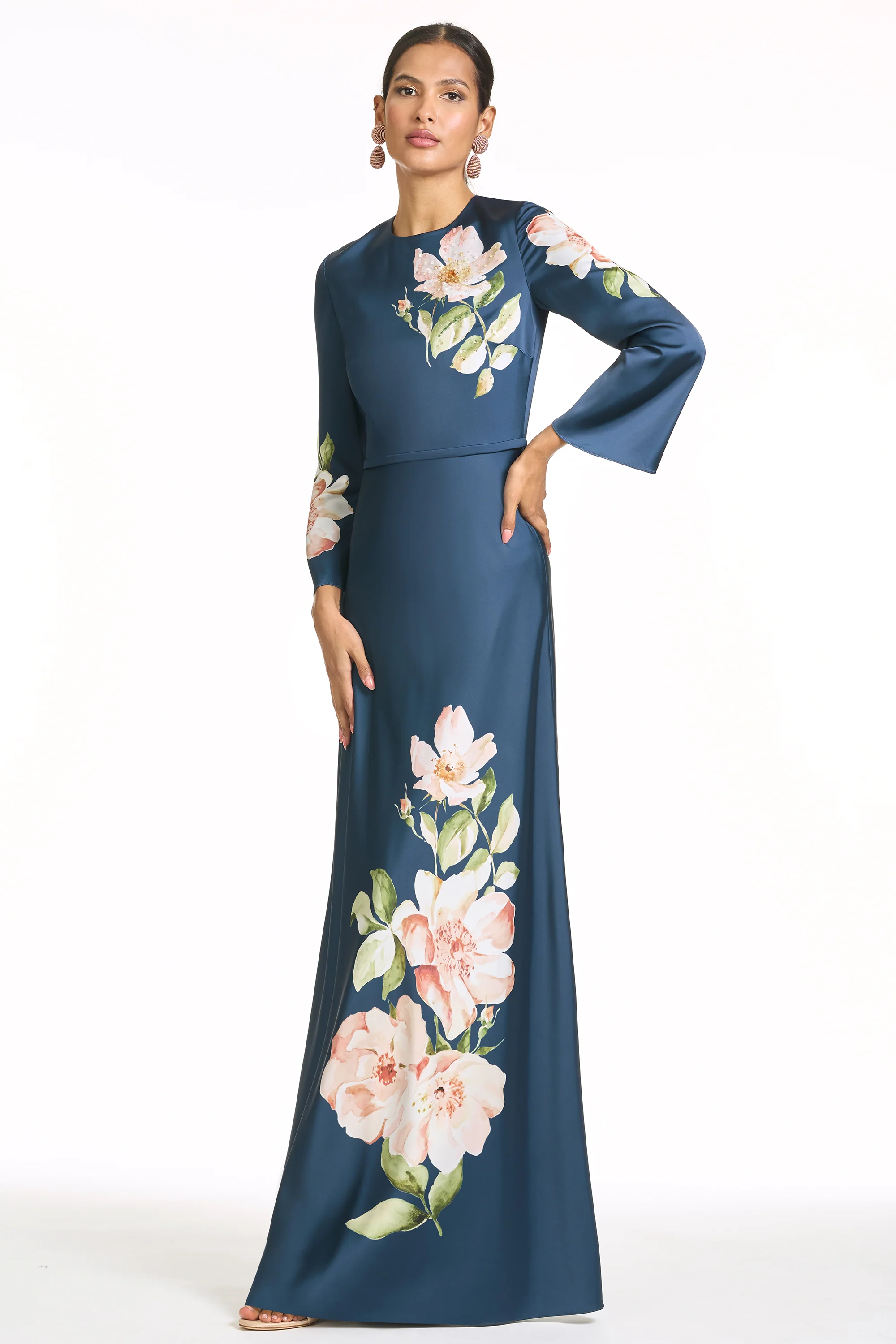 EMBELLISHED ALEX GOWN - NIGHT BLOOMS