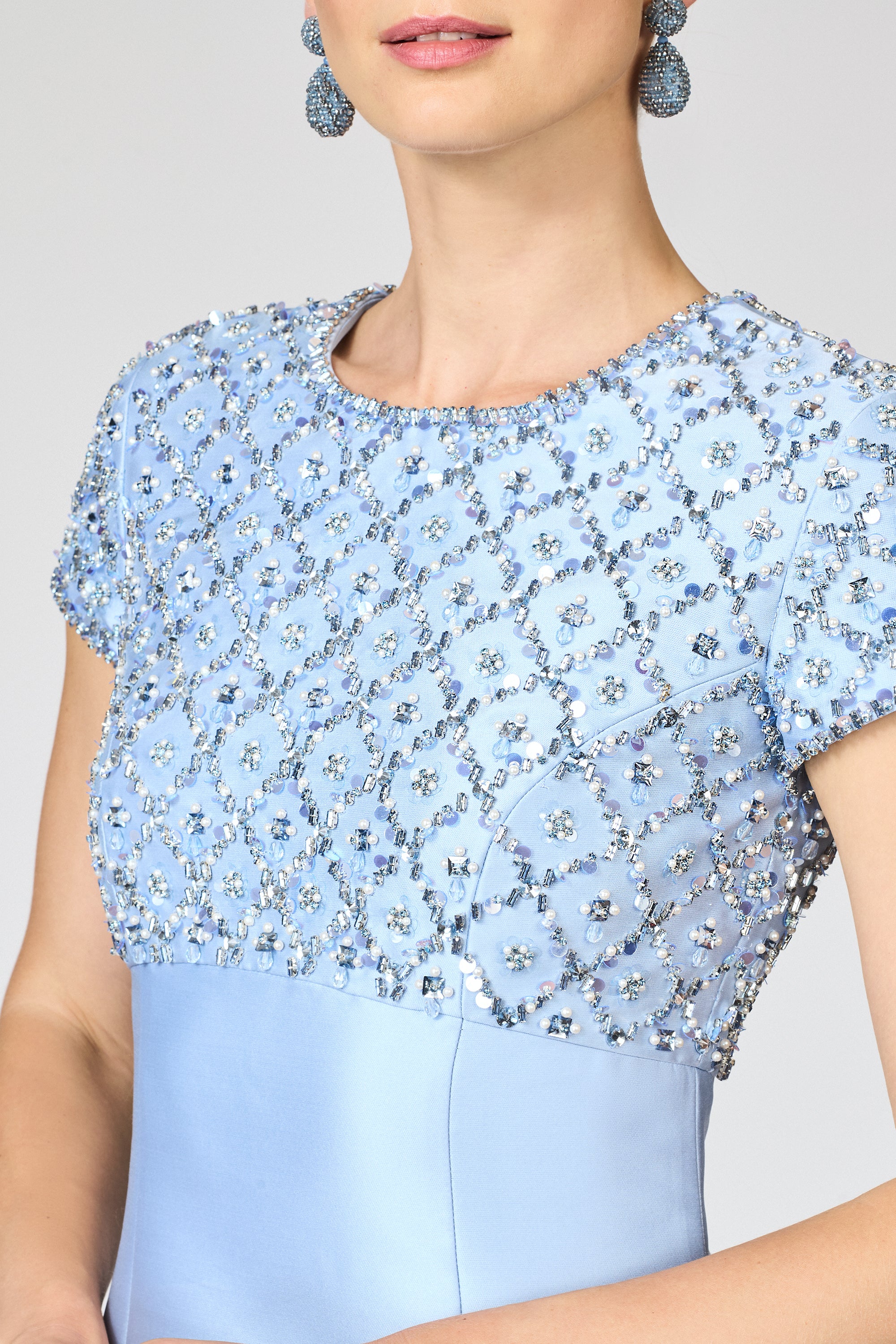 EMBELLISHED AMSTERDAM GOWN - GLACIAL BLUE - Image 3