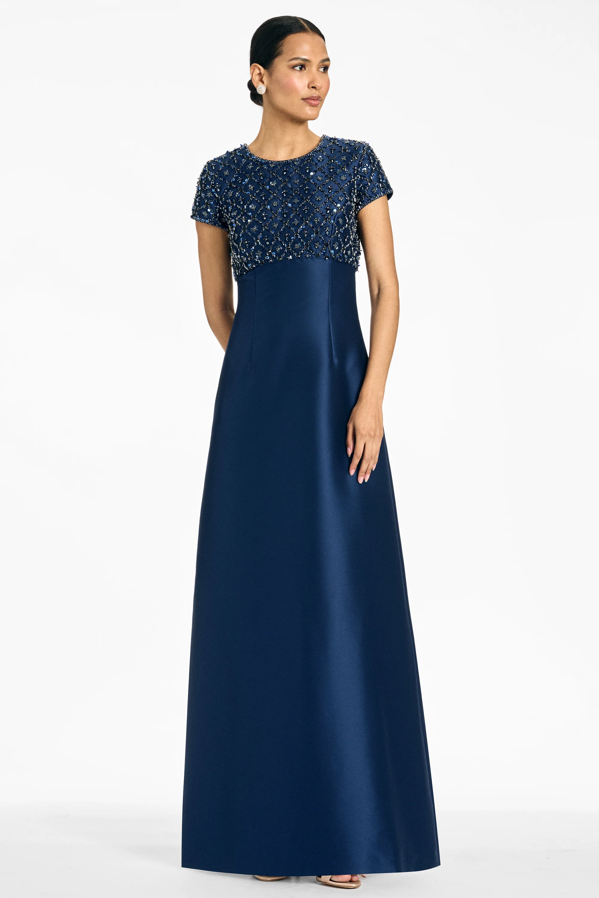 EMBELLISHED AMSTERDAM GOWN - NIGHT SKY - Image 3