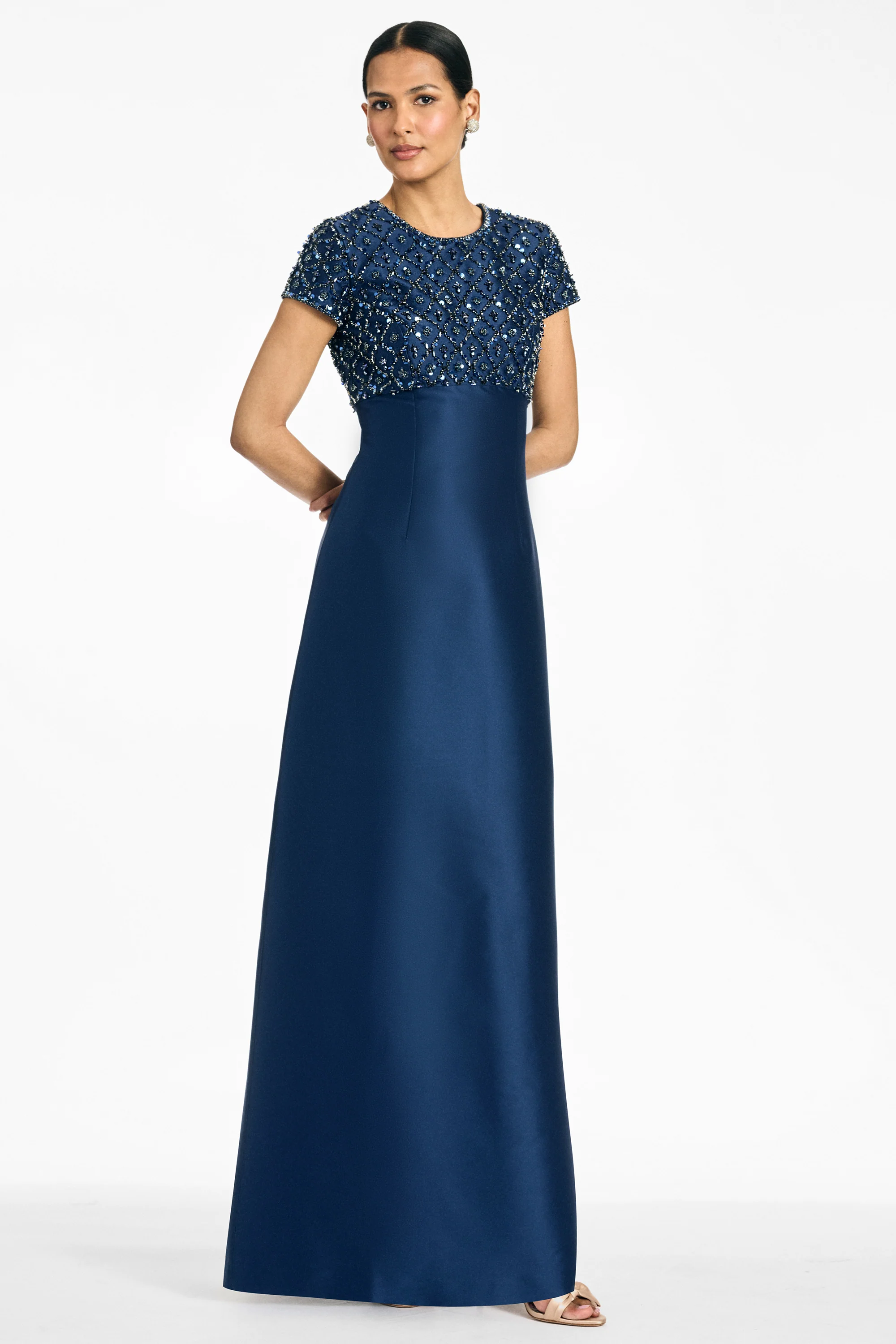 EMBELLISHED AMSTERDAM GOWN - NIGHT SKY - Image 4