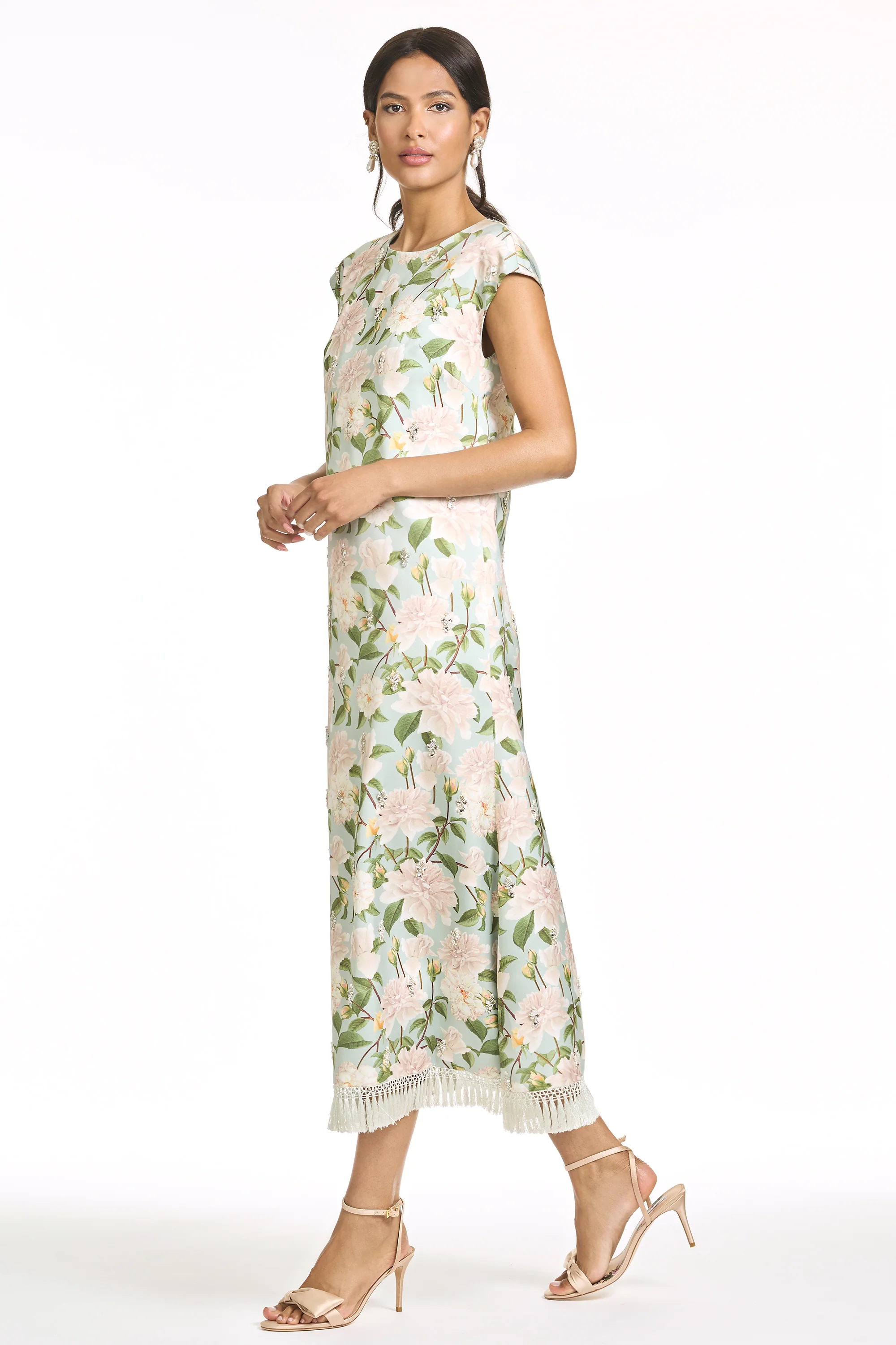EMBELLISHED ANNETTE DRESS - CELADON SWEETBRIAR - Image 5