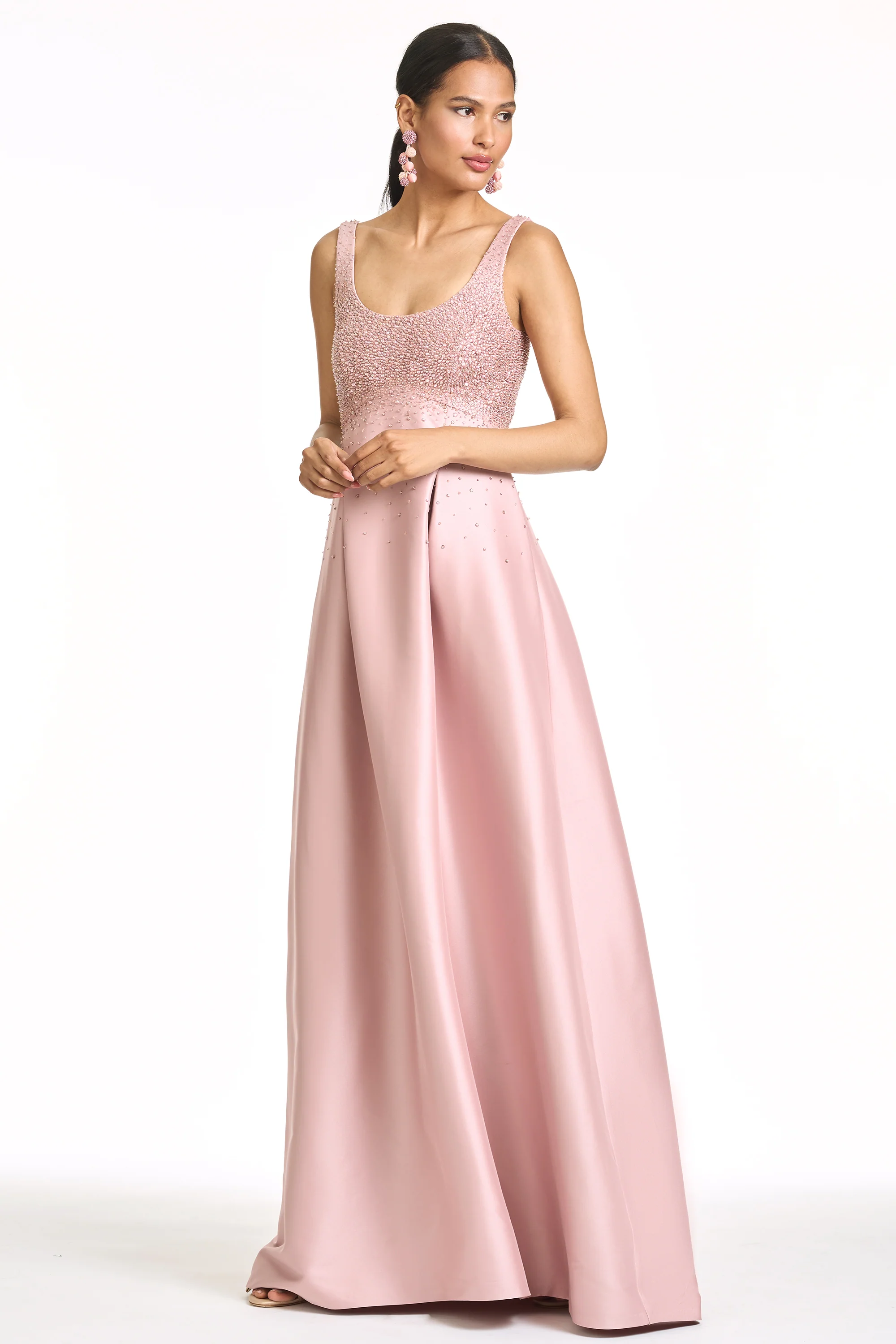 EMBELLISHED AURORA GOWN - ROSE QUARTZ - Image 5