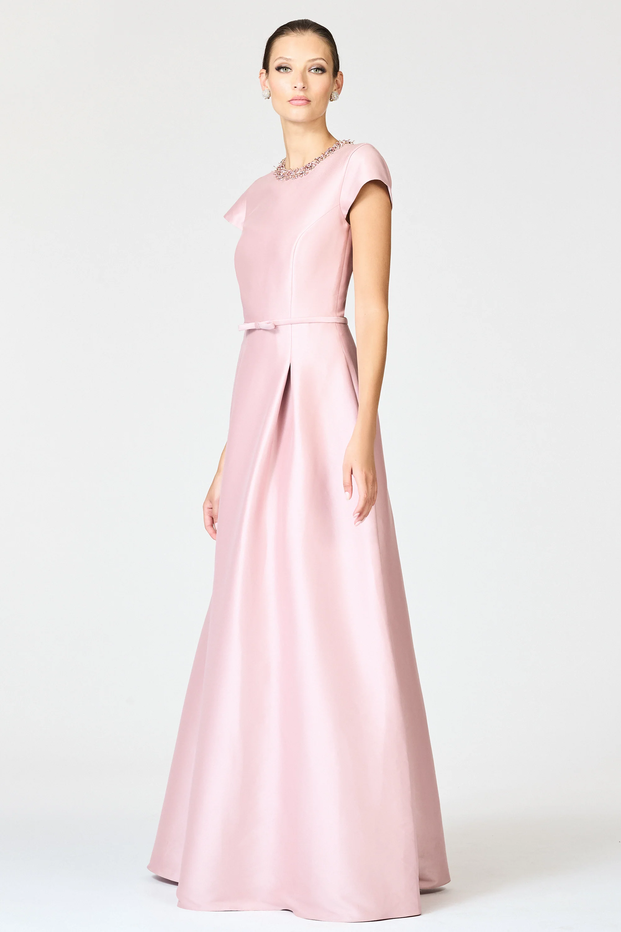 EMBELLISHED BLYTHE GOWN - ROSE QUARTZ