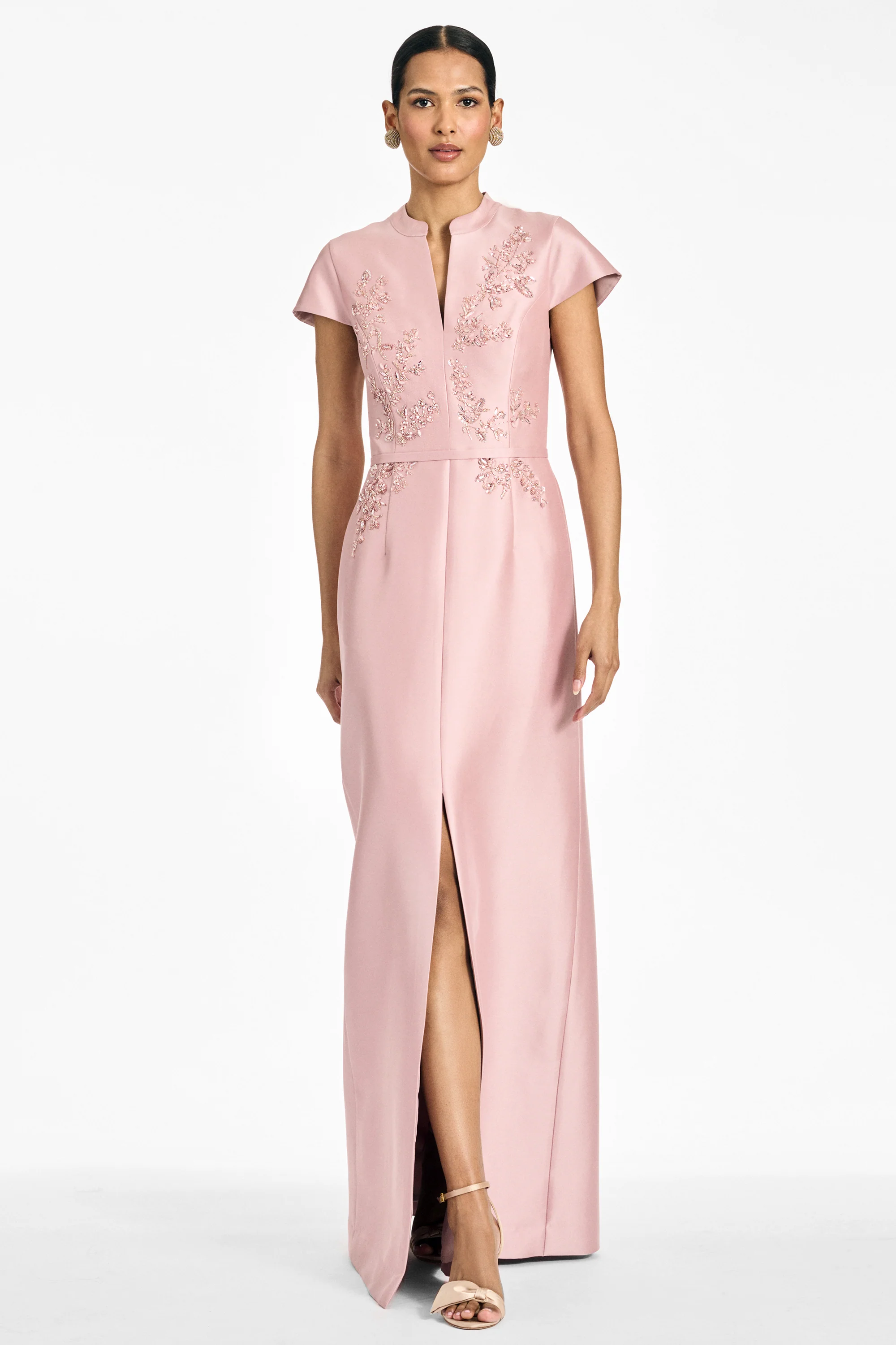 EMBELLISHED CHARLOTTE GOWN - ROSE QUARTZ - Image 5