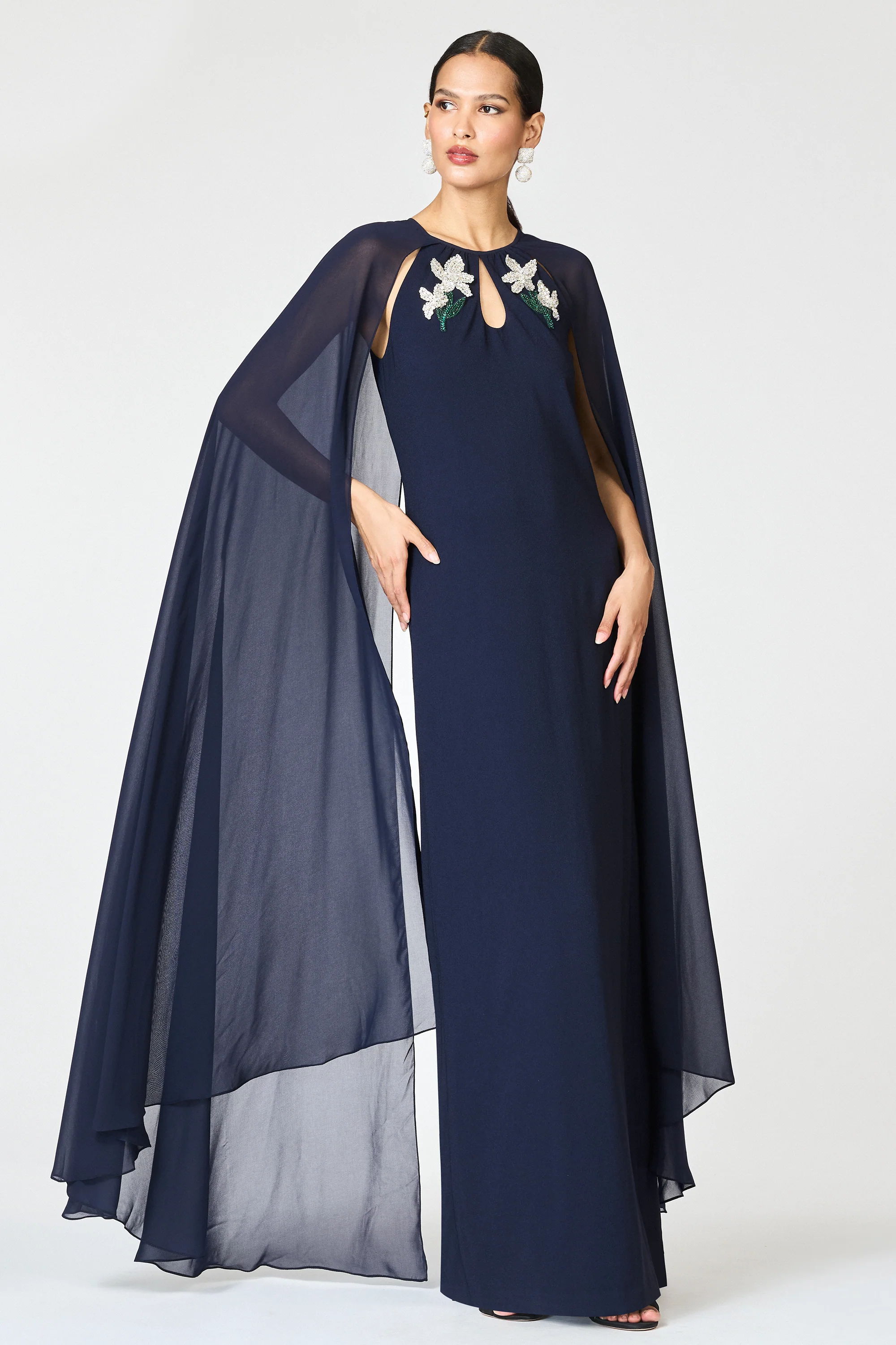 EMBELLISHED COLLEEN GOWN - MIDNIGHT - Image 6