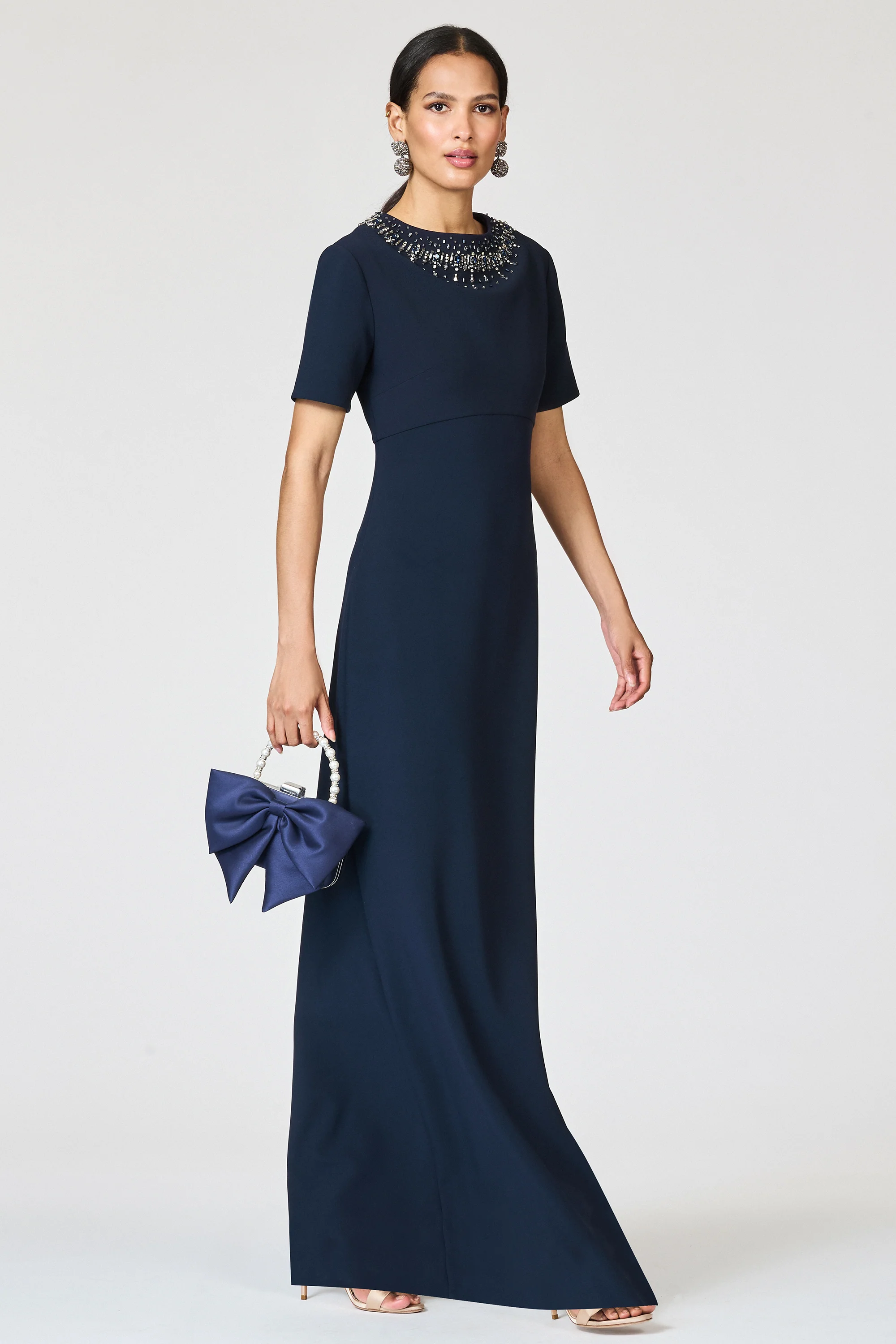 EMBELLISHED FRANCA GOWN - MIDNIGHT - FINAL SALE - Image 7