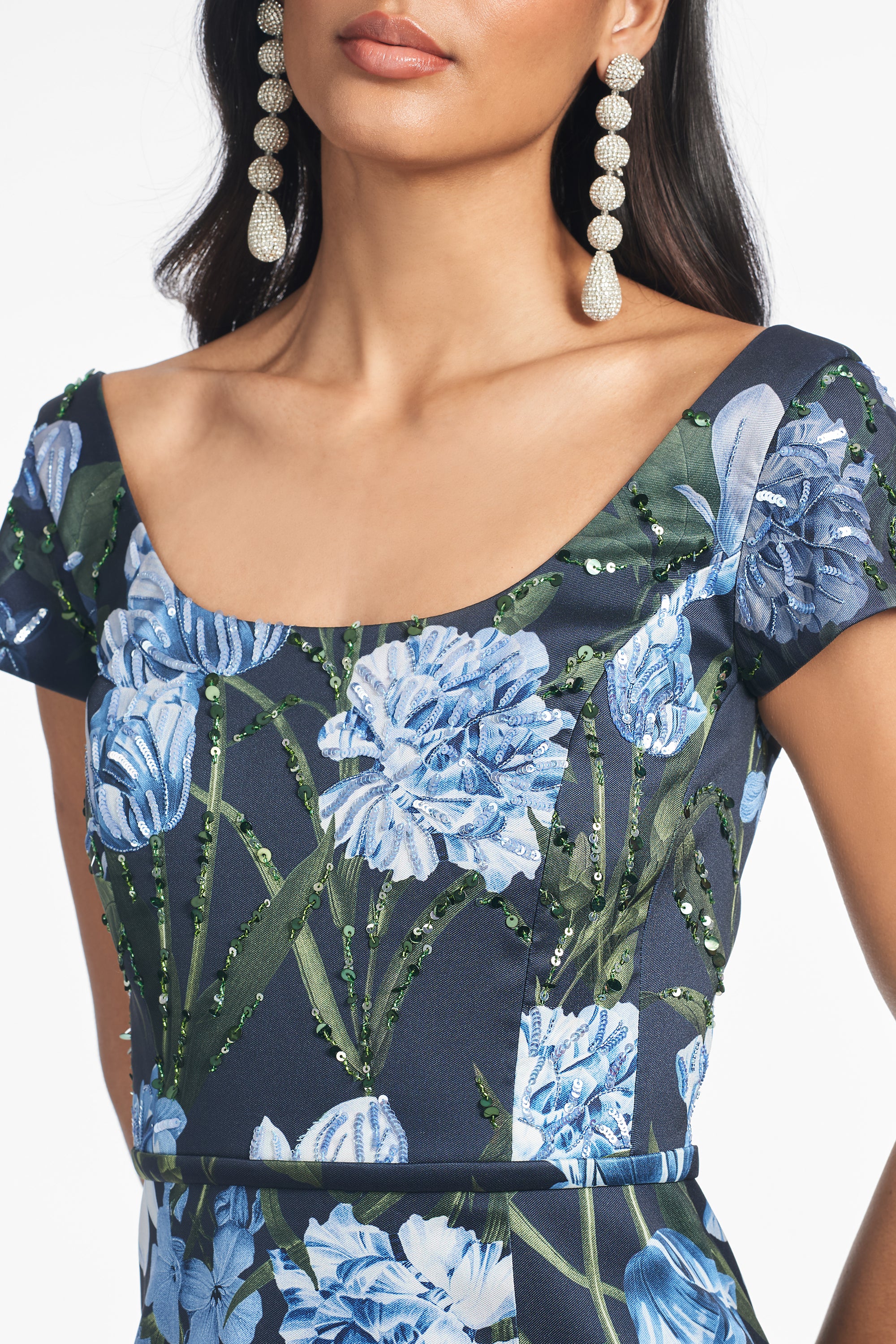 EMBELLISHED GRACE GOWN - NIGHT SKY PRIMA GARDEN - FINAL SALE - Image 3