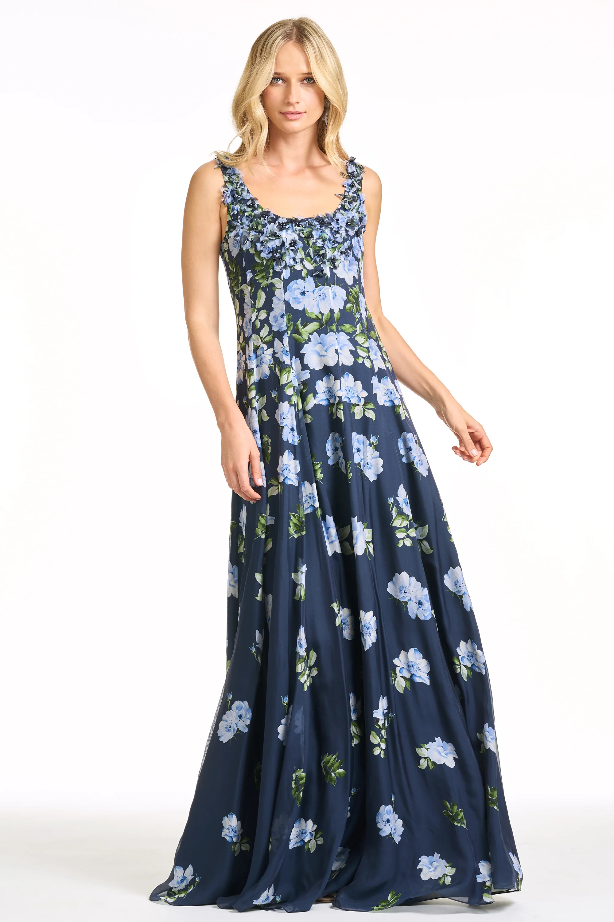 EMBELLISHED INDIRA GOWN - CORSAGE DEGRADE - Image 7