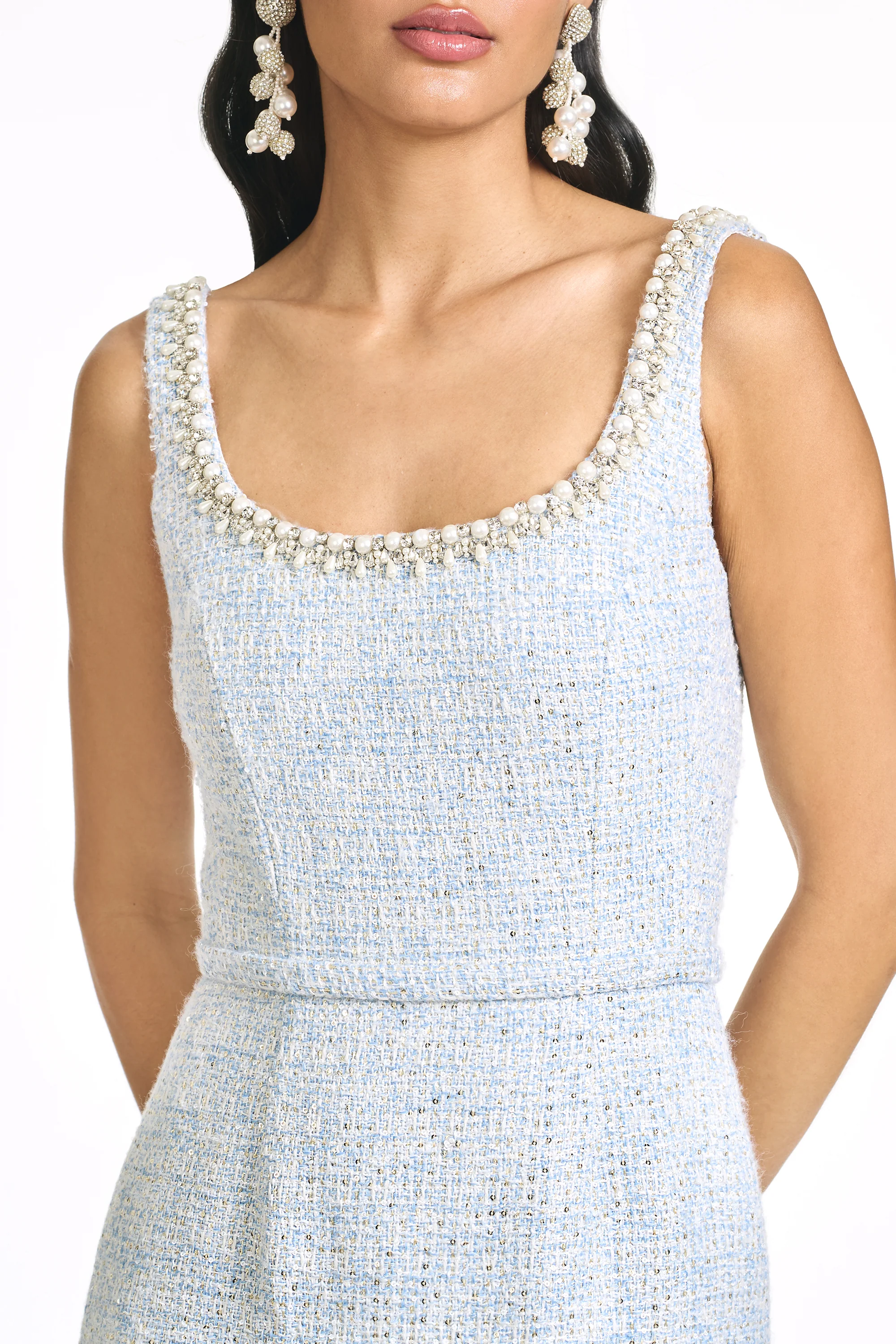 EMBELLISHED LANA GOWN - ICE BLUE - Image 3