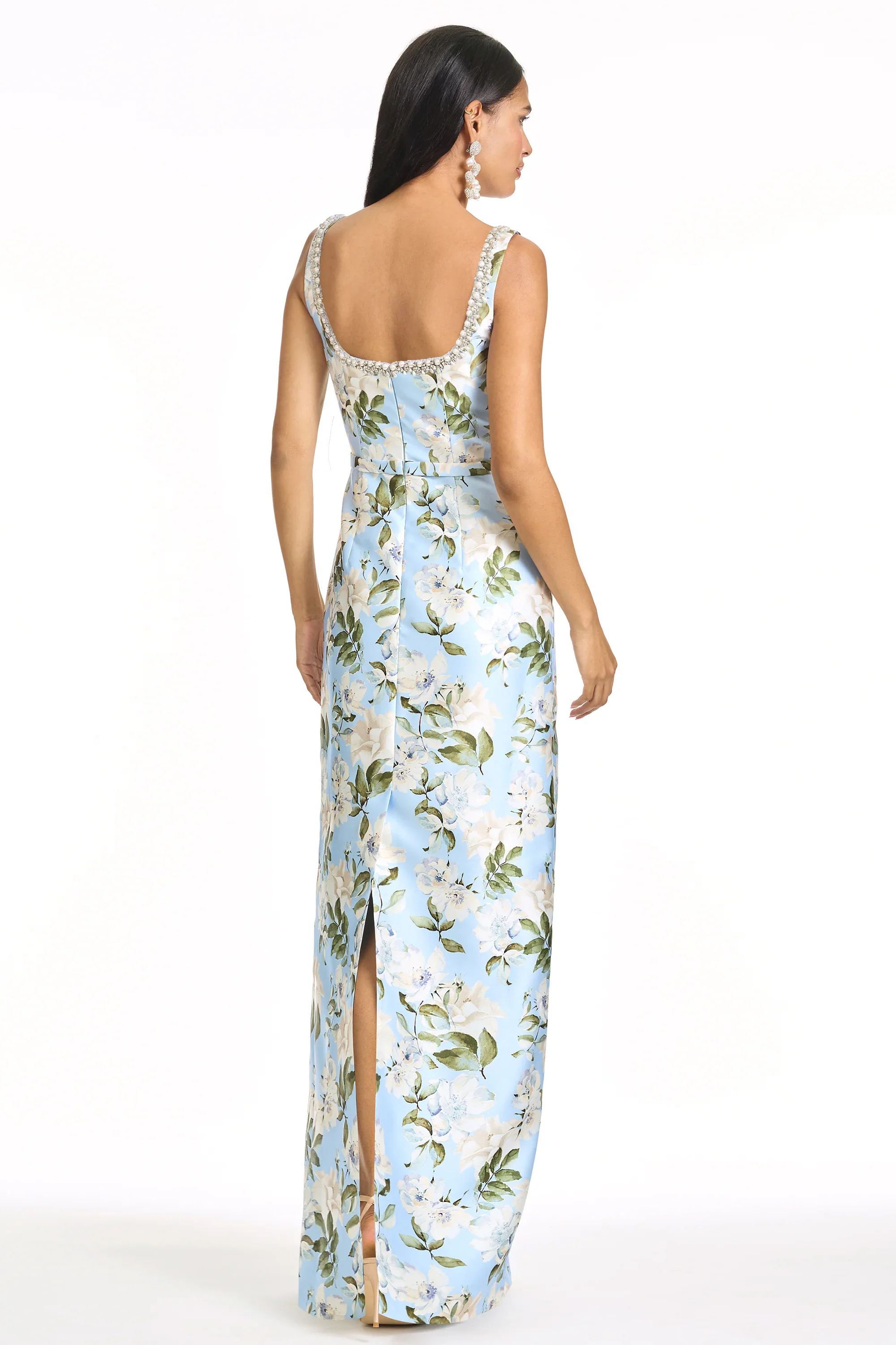 EMBELLISHED LANA GOWN - SKY CAMELLIA - Image 2