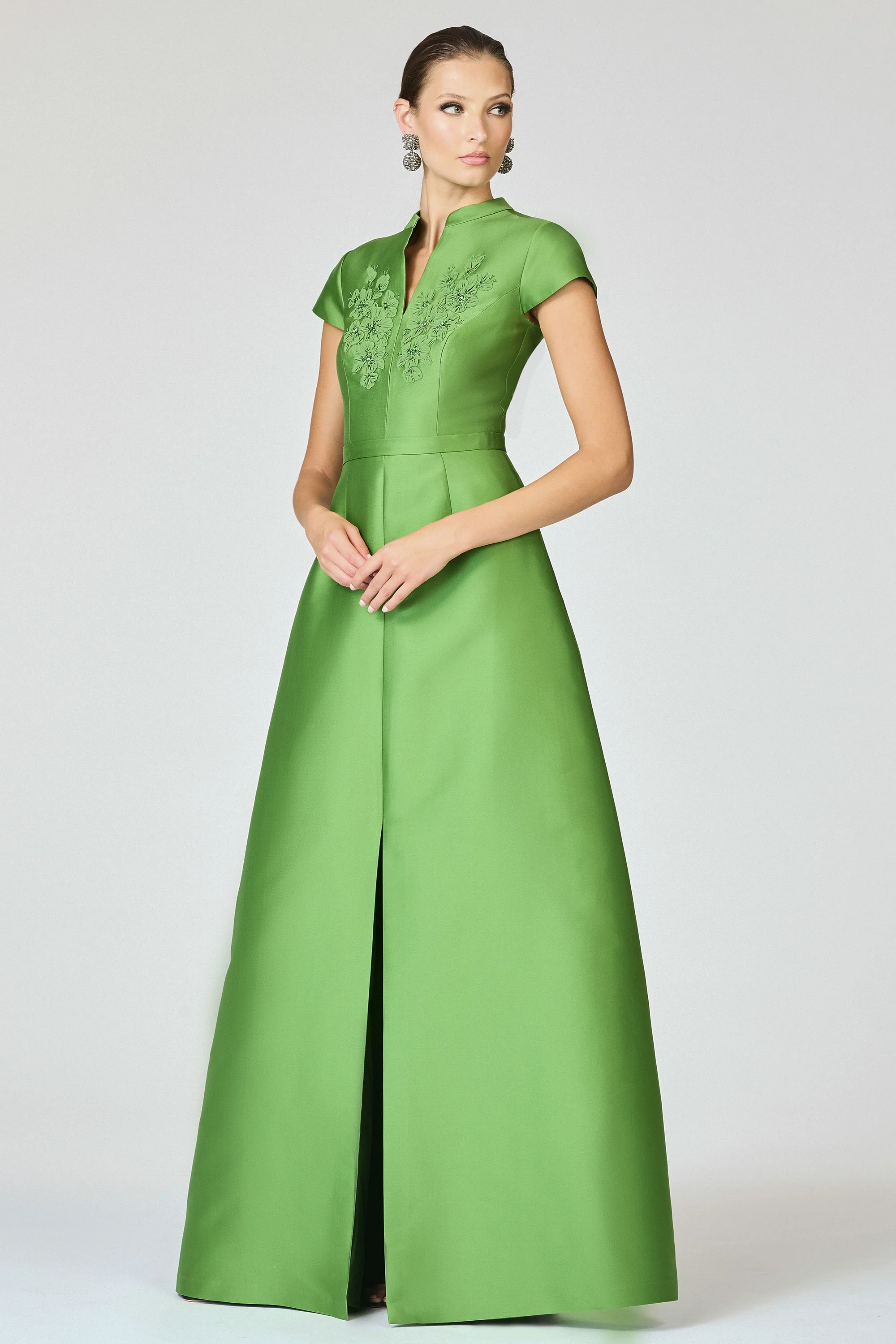 EMBELLISHED MARNI GOWN - TSAVORITE - Image 3