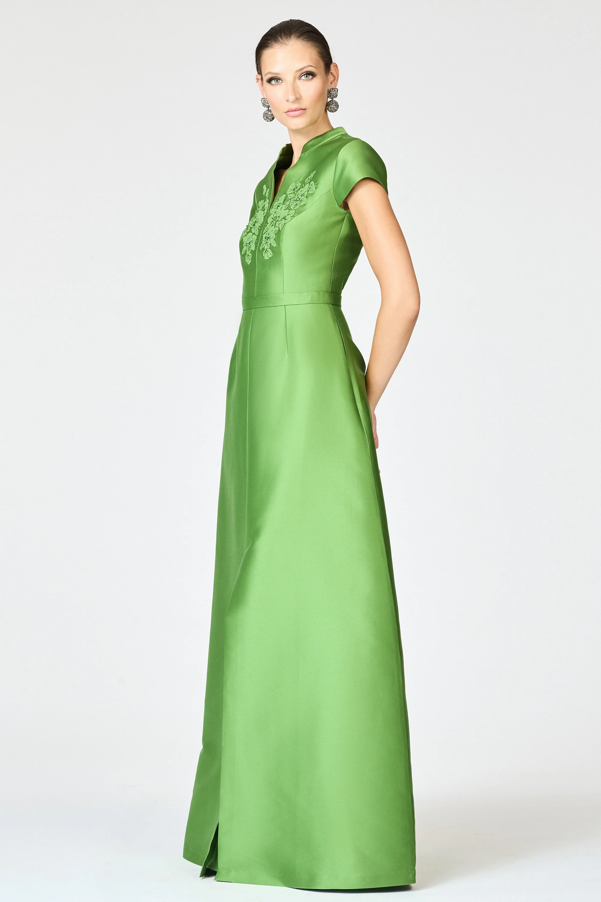 EMBELLISHED MARNI GOWN - TSAVORITE - Image 5