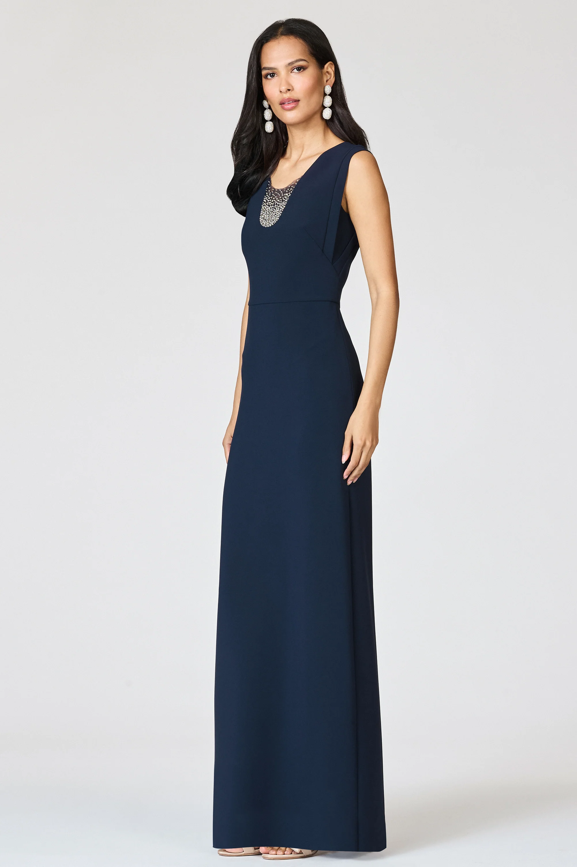 EMBELLISHED NATALIE GOWN - MIDNIGHT - Image 3