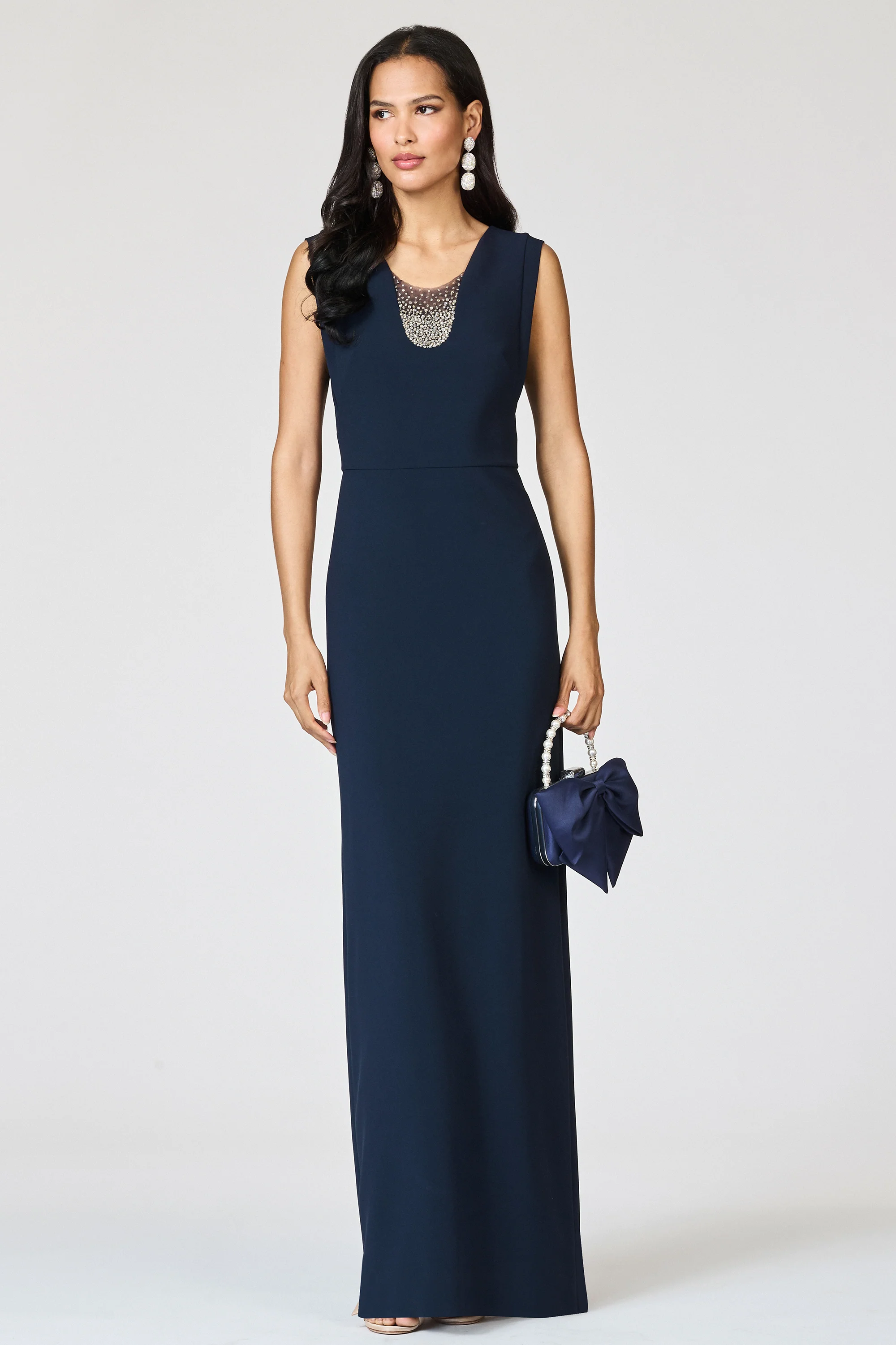 EMBELLISHED NATALIE GOWN - MIDNIGHT - Image 5